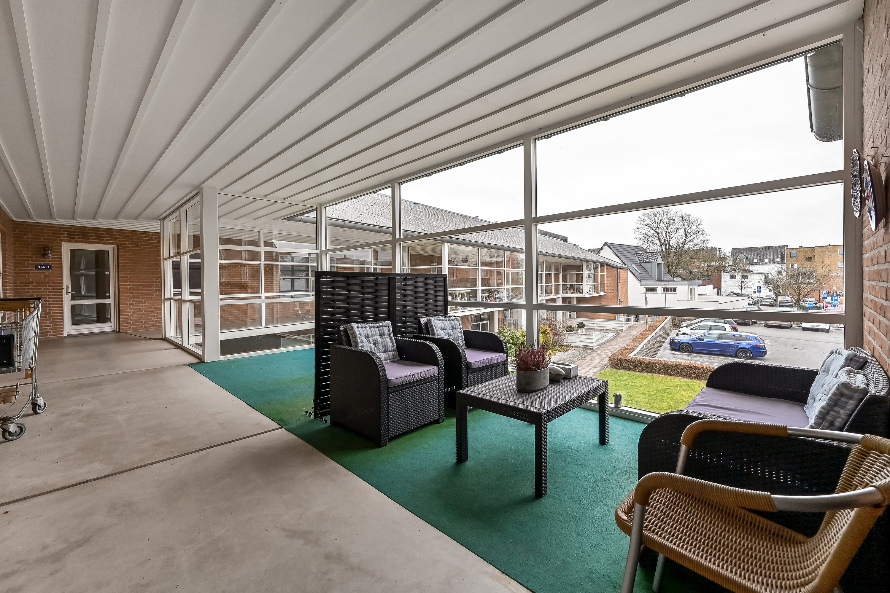 Fremhævet svalegang billede i fuldskærmstilstand. Billede af Bethaniagade 17A, 1. 3., 7400 Herning