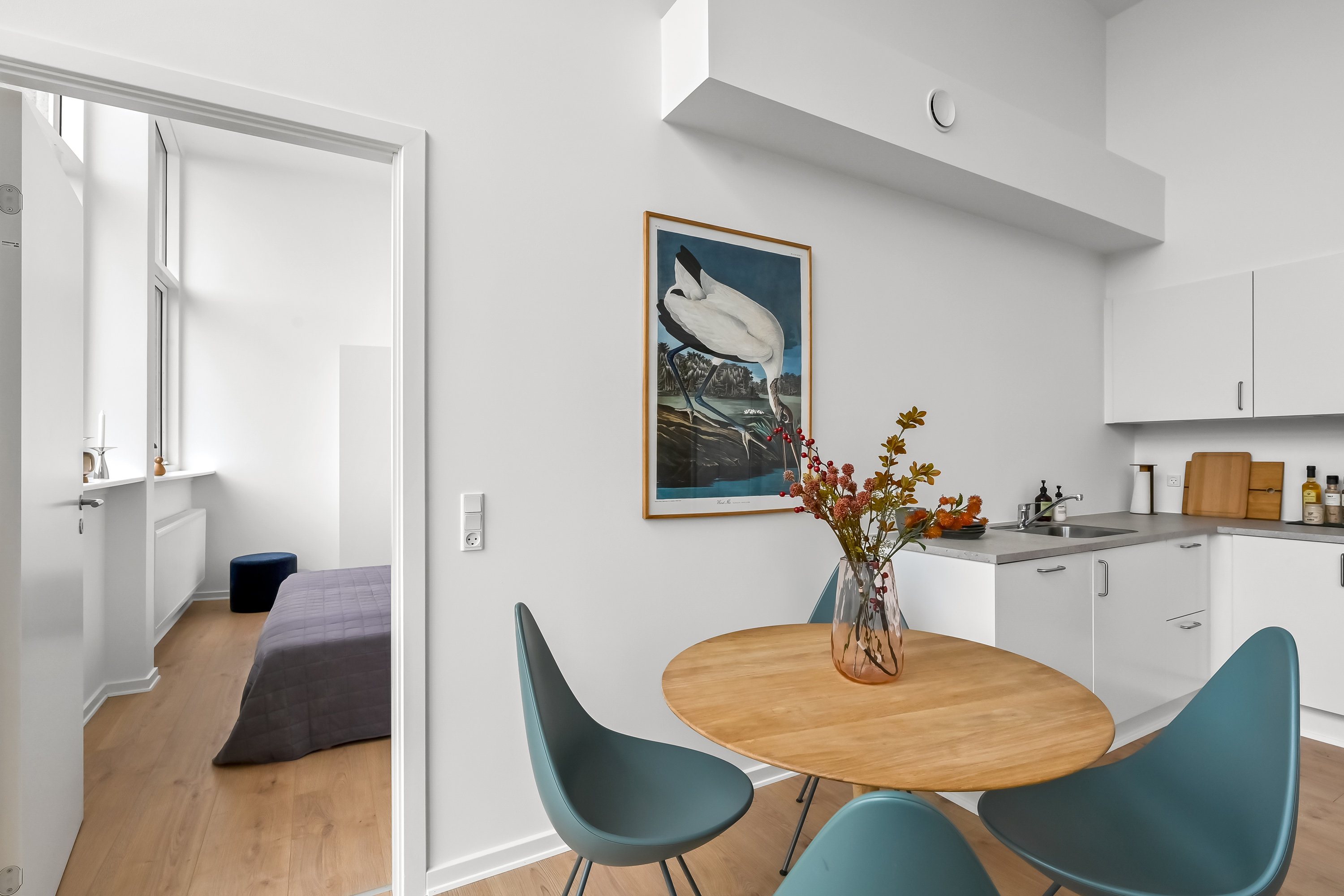 Fremhævet køkken alrum billede i fuldskærmstilstand. Billede af Ny Gjellerupvej 4A, 1. 1., Hammerum, 7400 Herning