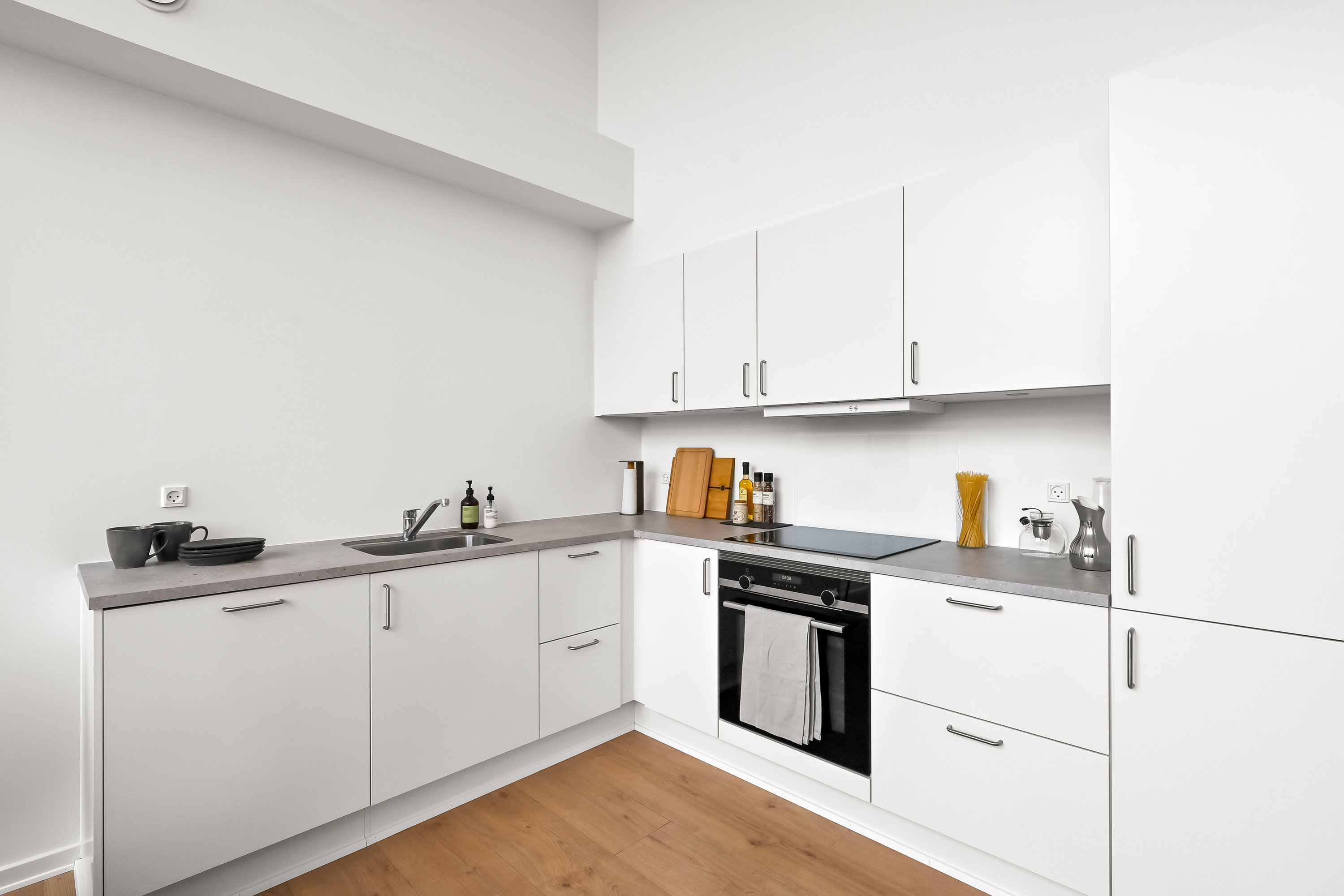 Fremhævet køkken alrum billede i fuldskærmstilstand. Billede af Ny Gjellerupvej 4A, 1. 1., Hammerum, 7400 Herning