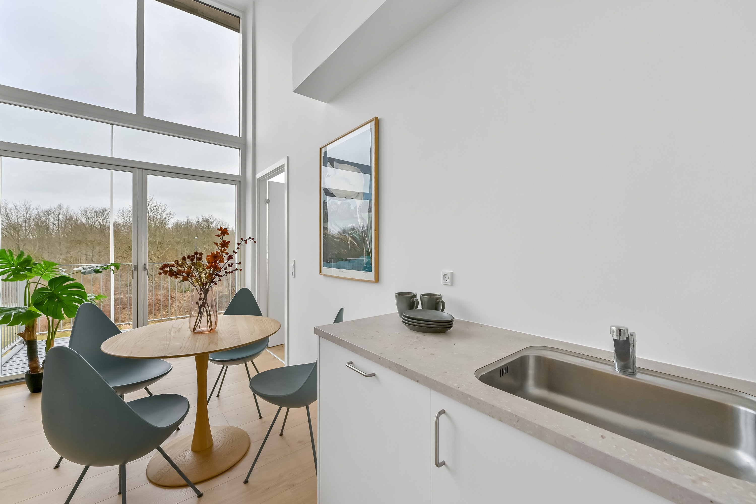 Fremhævet køkken alrum billede i fuldskærmstilstand. Billede af Ny Gjellerupvej 4A, 1. 1., Hammerum, 7400 Herning