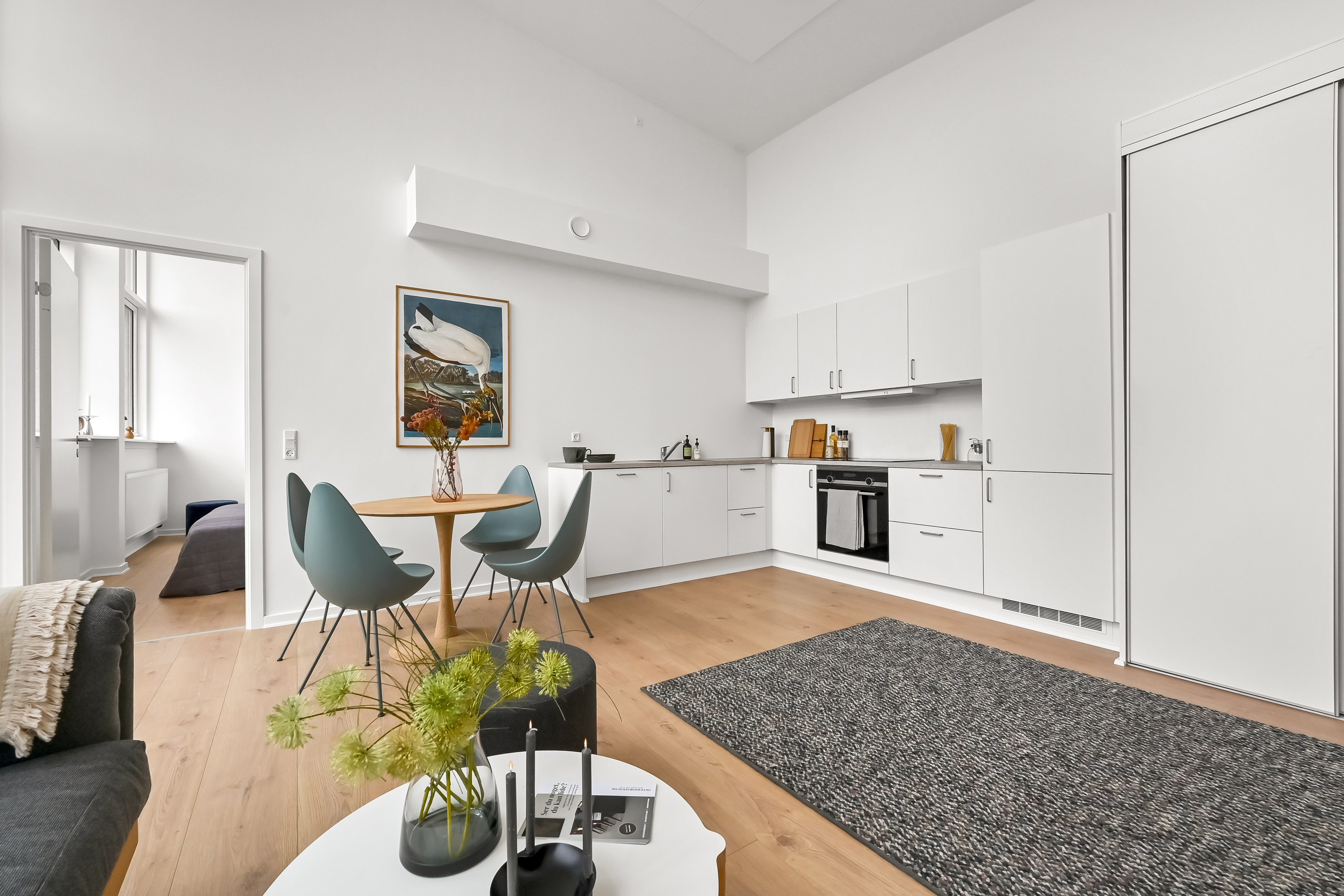 Fremhævet stue billede i fuldskærmstilstand. Billede af Ny Gjellerupvej 4A, 1. 1., Hammerum, 7400 Herning