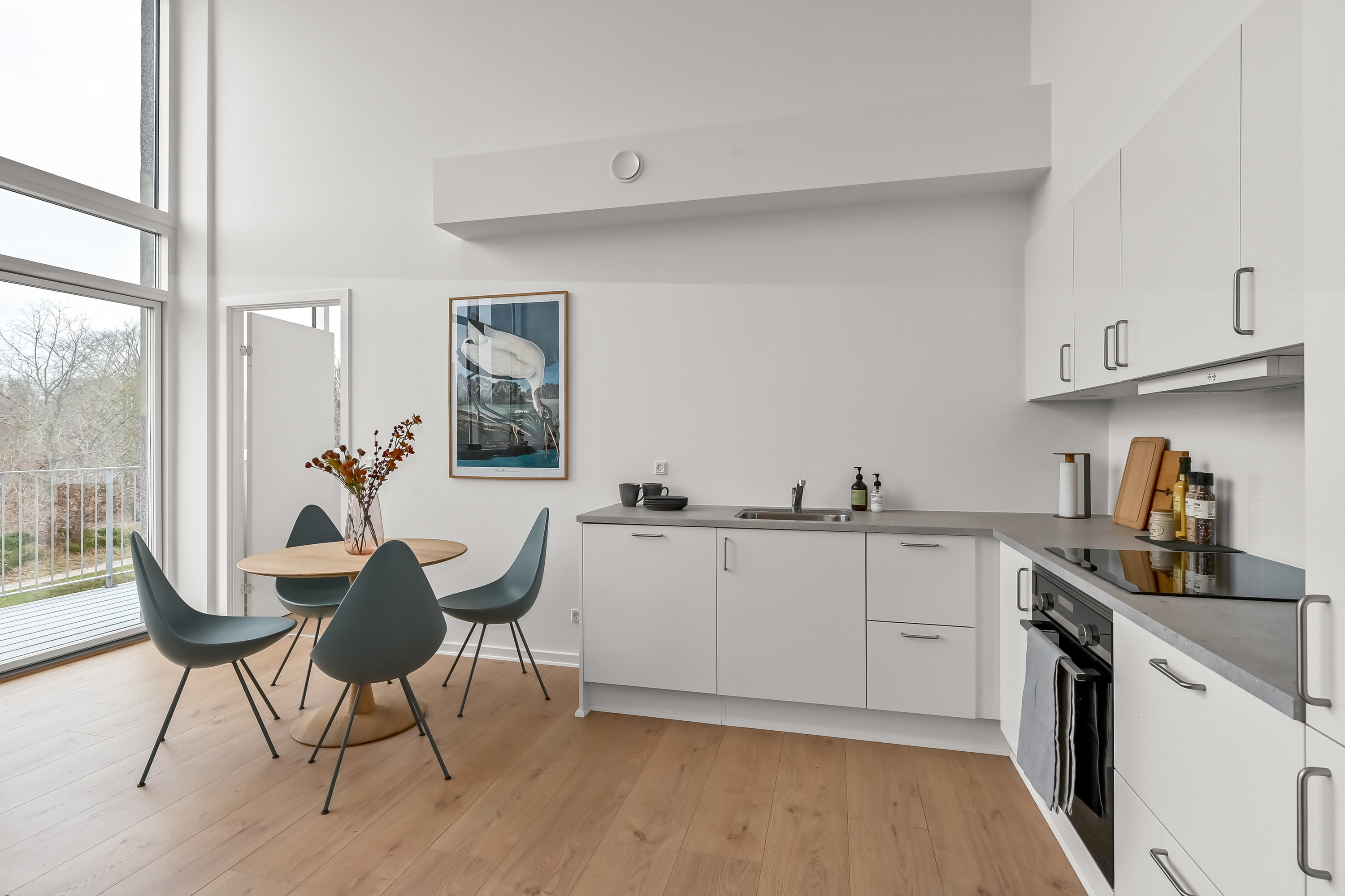 Fremhævet køkken alrum billede i fuldskærmstilstand. Billede af Ny Gjellerupvej 4A, 1. 1., Hammerum, 7400 Herning