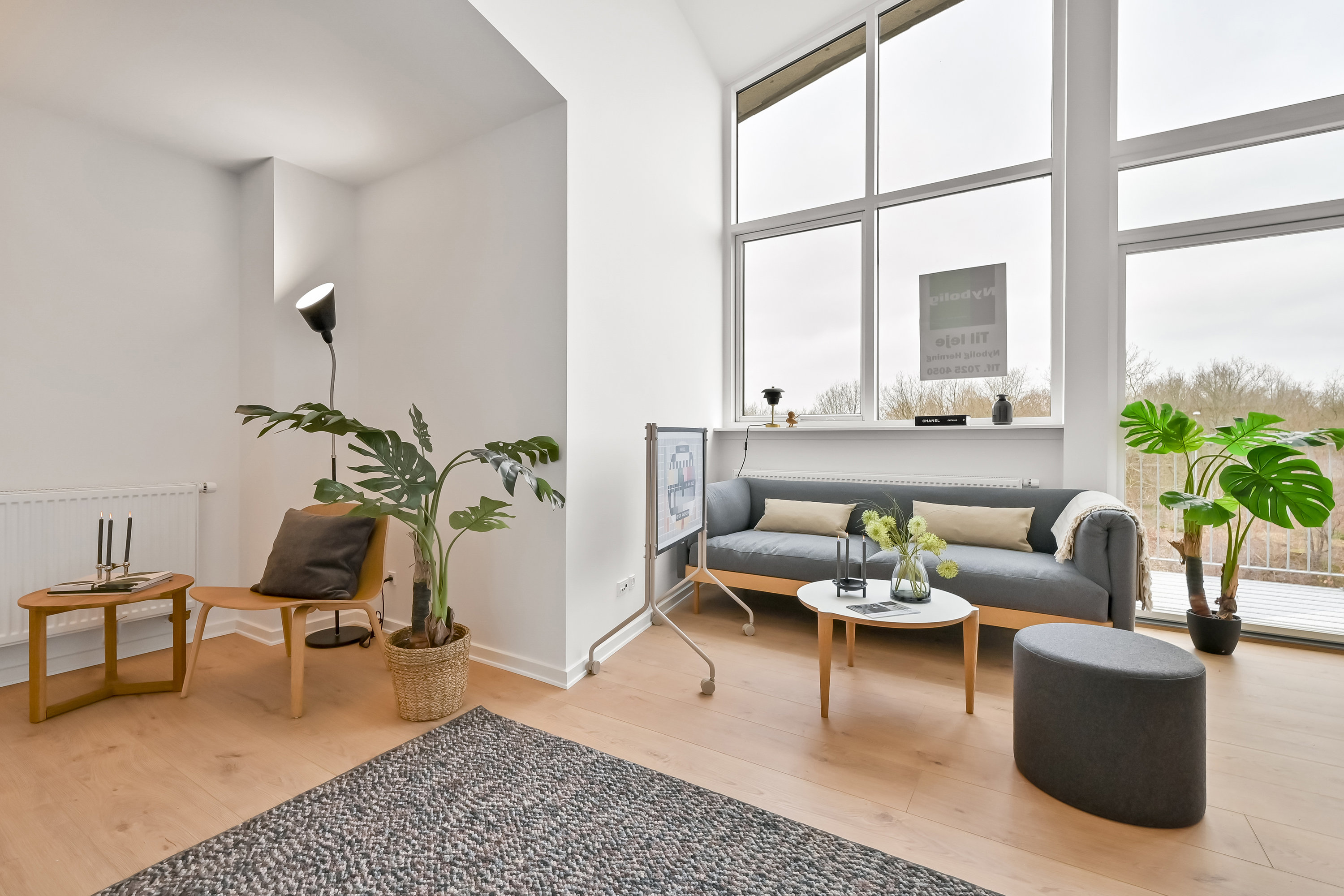 Fremhævet stue billede i fuldskærmstilstand. Billede af Ny Gjellerupvej 4A, 1. 1., Hammerum, 7400 Herning