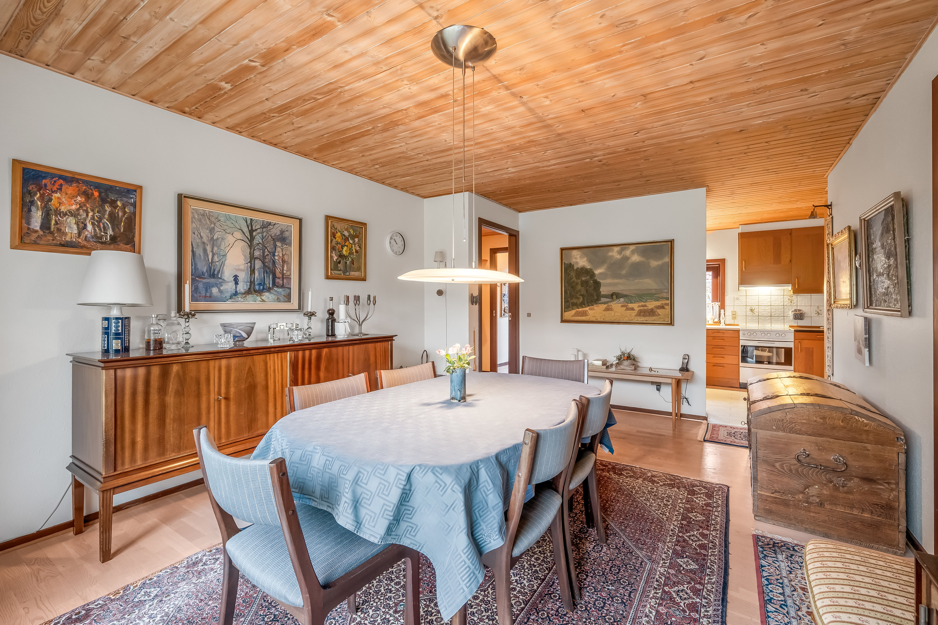 Fremhævet stue billede i fuldskærmstilstand. Billede af Gyvellunden 47, 6800 Varde