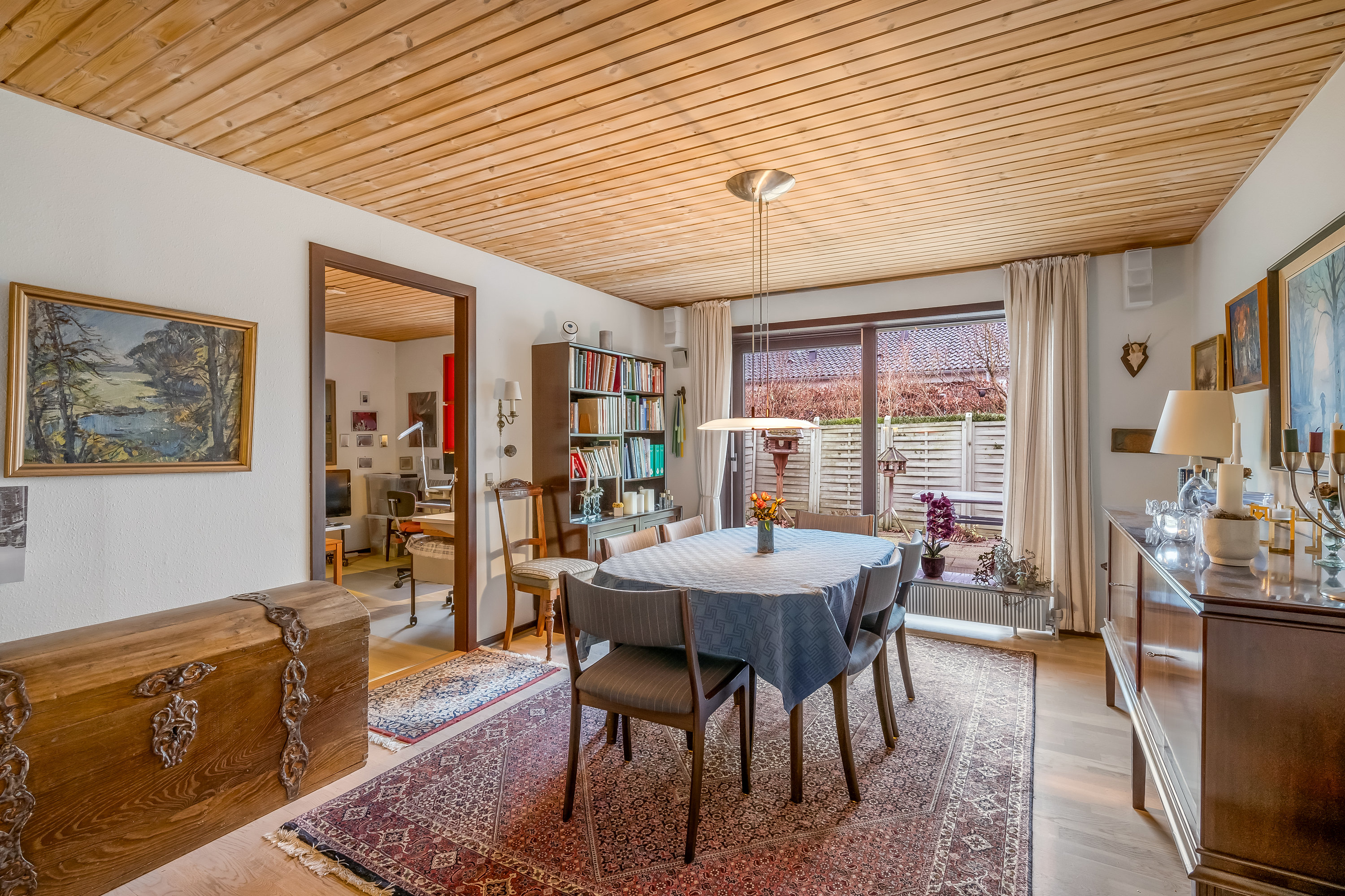 Fremhævet stue billede i fuldskærmstilstand. Billede af Gyvellunden 47, 6800 Varde