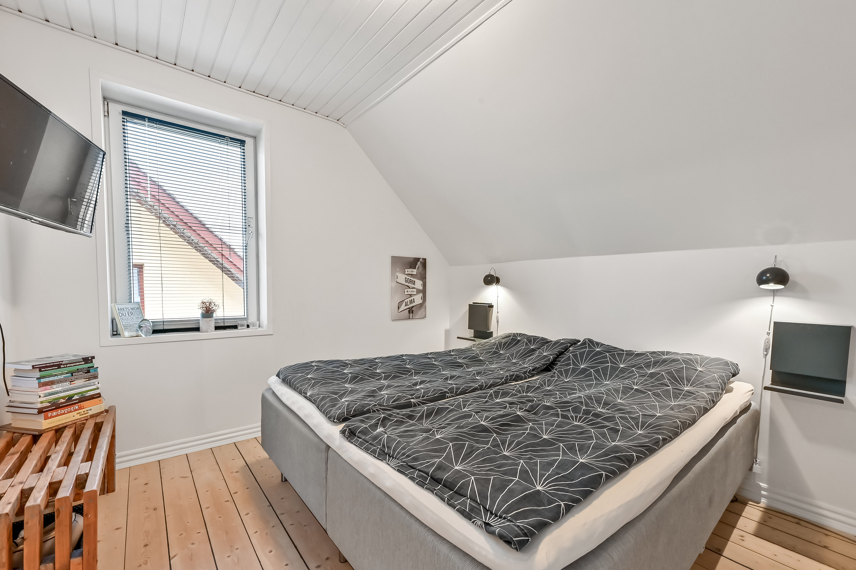 Fremhævet soveværelse billede i fuldskærmstilstand. Billede af Laulundgade 12, 7400 Herning