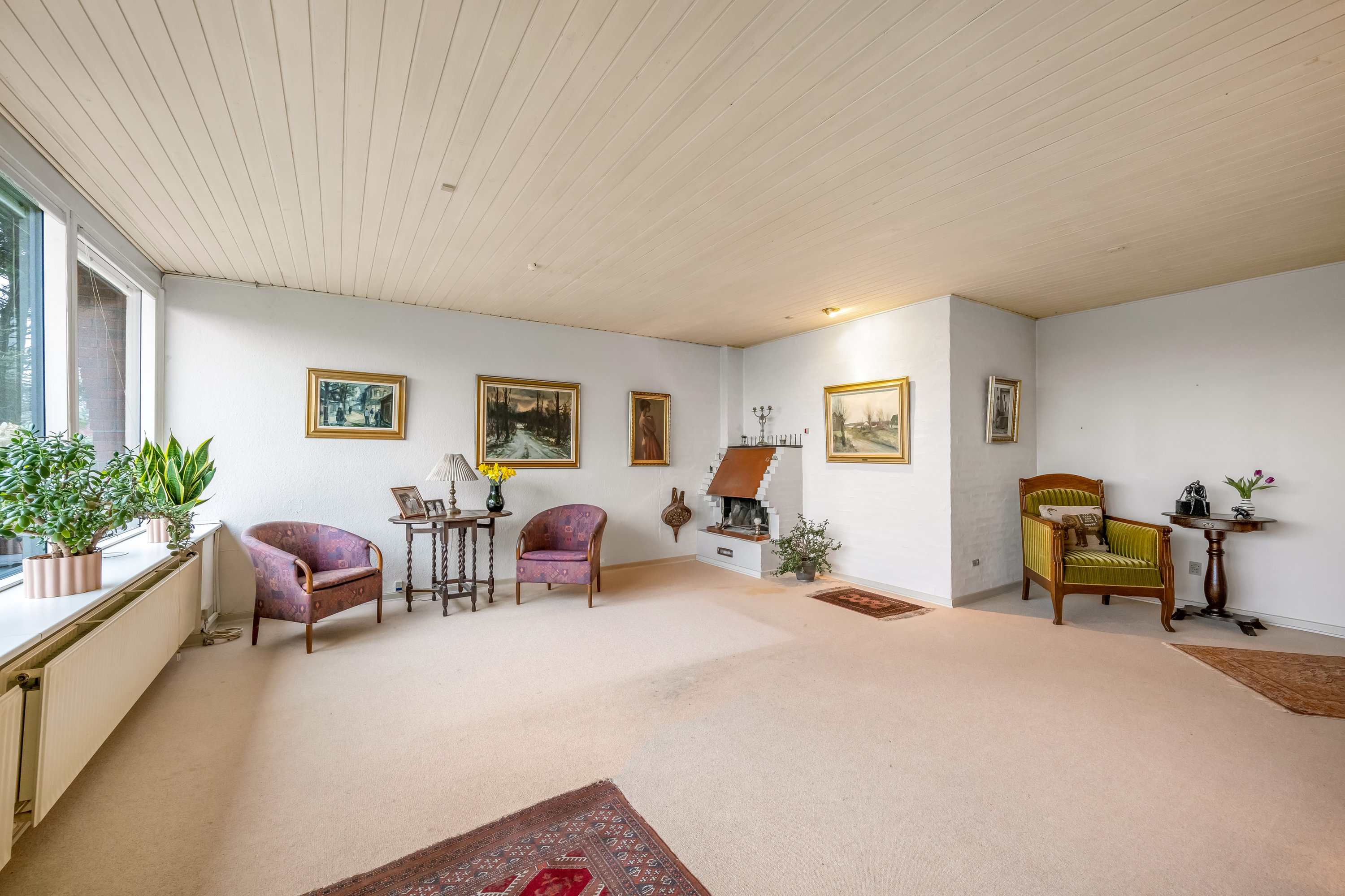 Fremhævet stue billede i fuldskærmstilstand. Billede af Uglbjergvej 6, Dejbjerg, 6900 Skjern