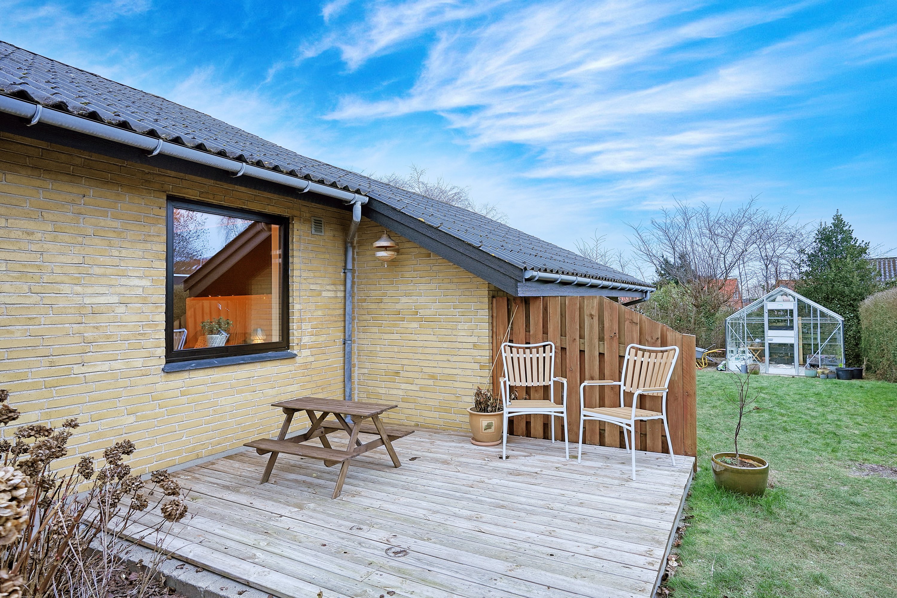 Fremhævet terrasse billede i fuldskærmstilstand. Billede af Bispevej 14, 4500 Nykøbing Sj