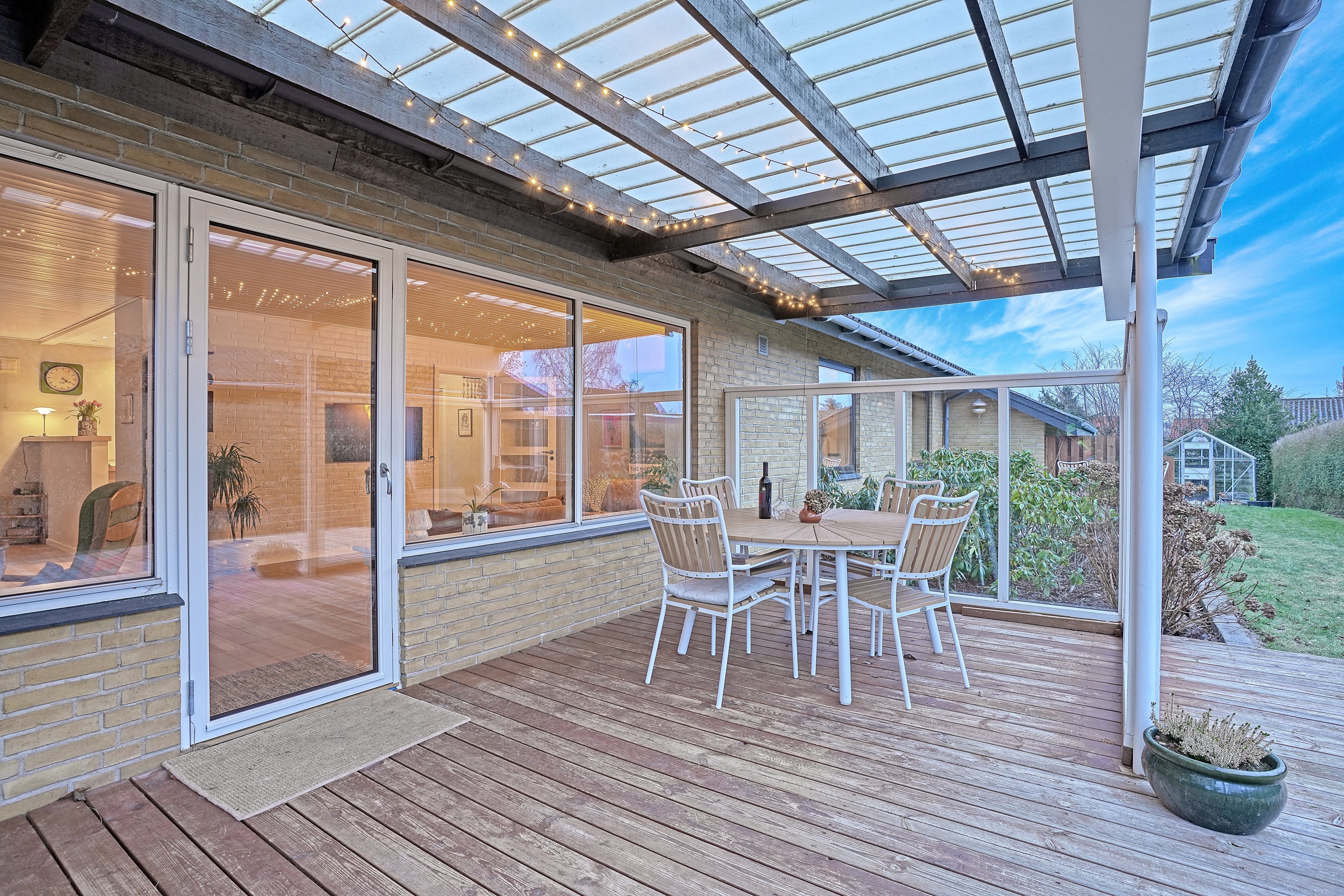 Fremhævet terrasse billede i fuldskærmstilstand. Billede af Bispevej 14, 4500 Nykøbing Sj