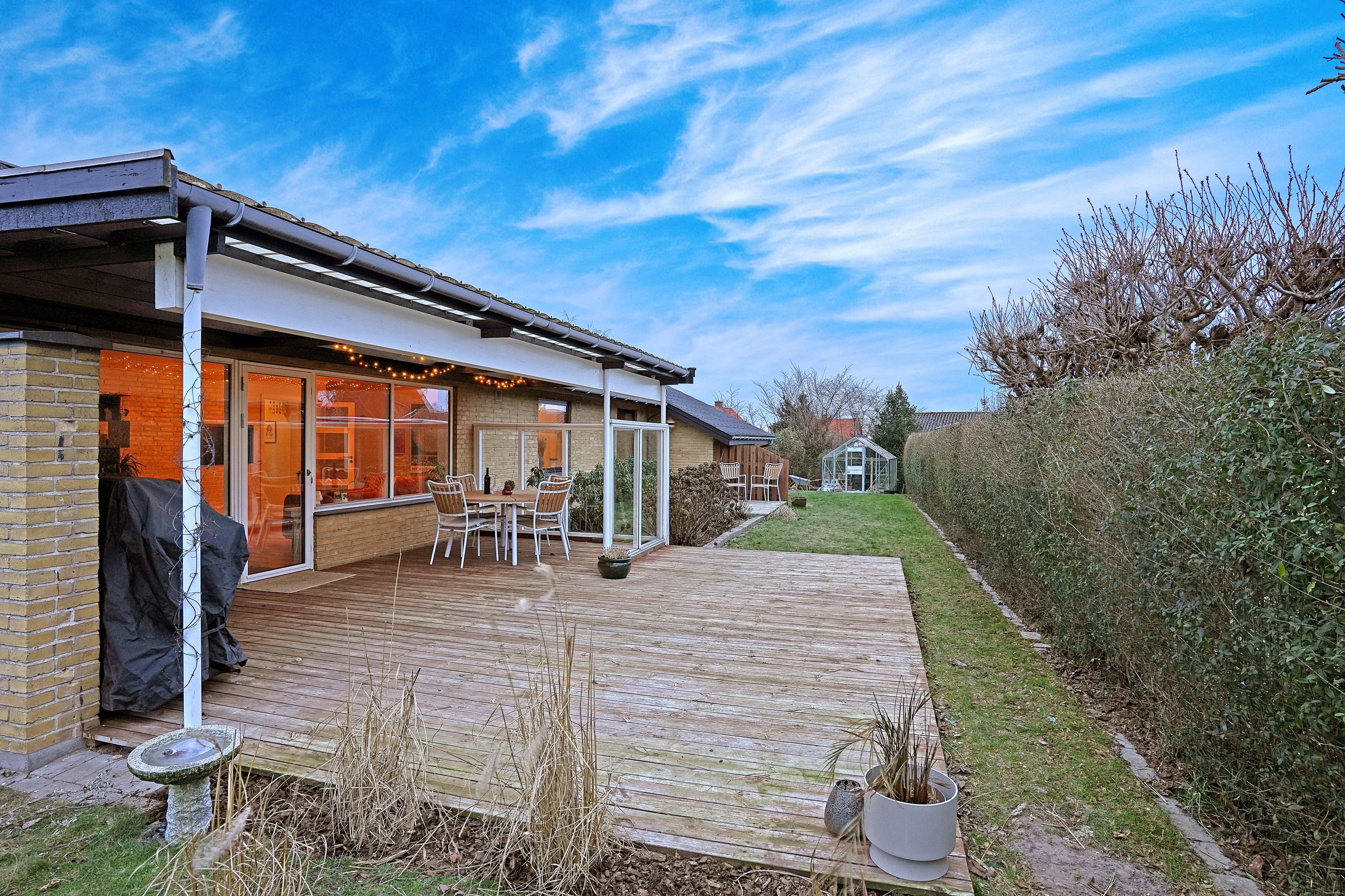 Fremhævet terrasse billede i fuldskærmstilstand. Billede af Bispevej 14, 4500 Nykøbing Sj