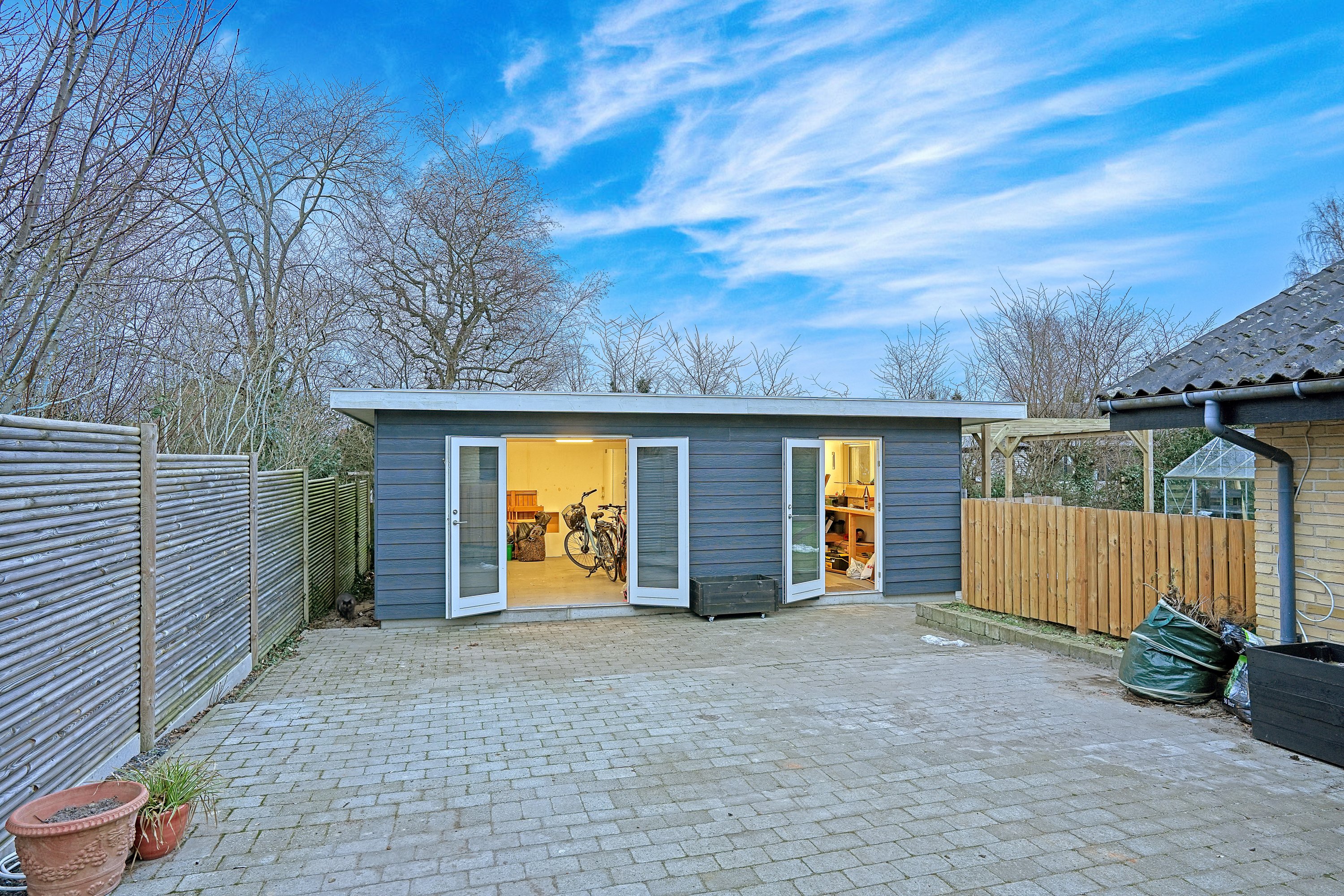 Fremhævet skur billede i fuldskærmstilstand. Billede af Bispevej 14, 4500 Nykøbing Sj