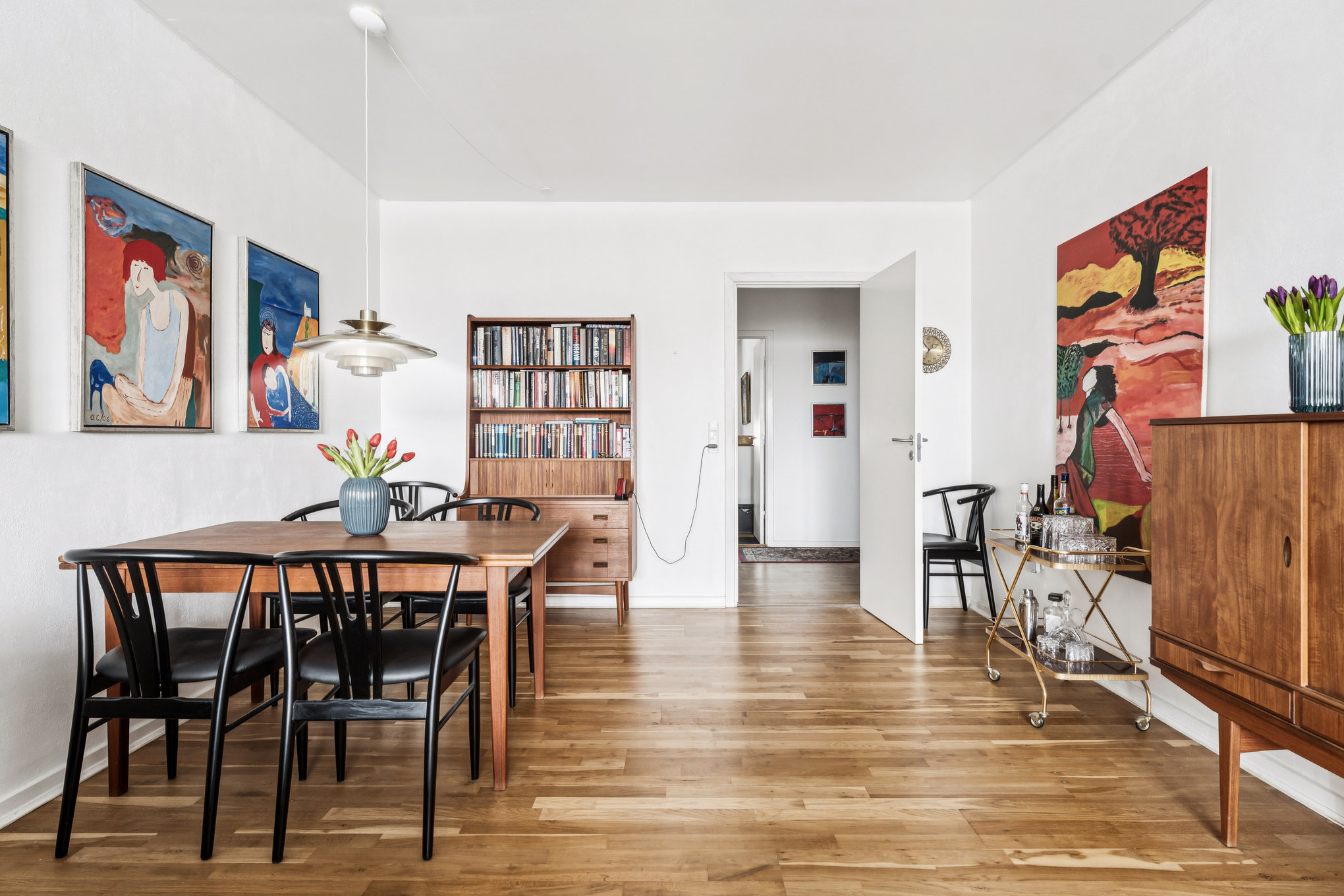 Fremhævet stue billede i fuldskærmstilstand. Billede af Højtoftegade 4, st.. th., 8940 Randers SV