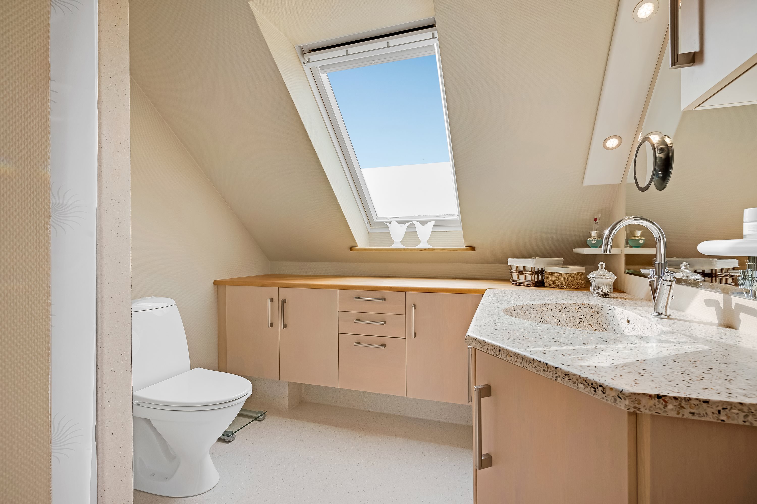 Fremhævet badeværelse billede i fuldskærmstilstand. Billede af Sejbjerg 41, Nørre Nissum, 7620 Lemvig