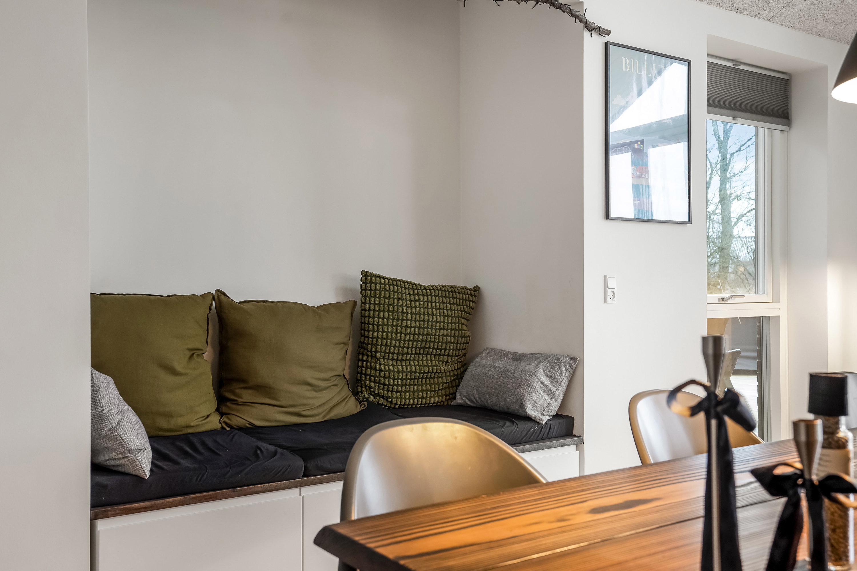 Fremhævet stue billede i fuldskærmstilstand. Billede af Læhegnet 4, 7190 Billund