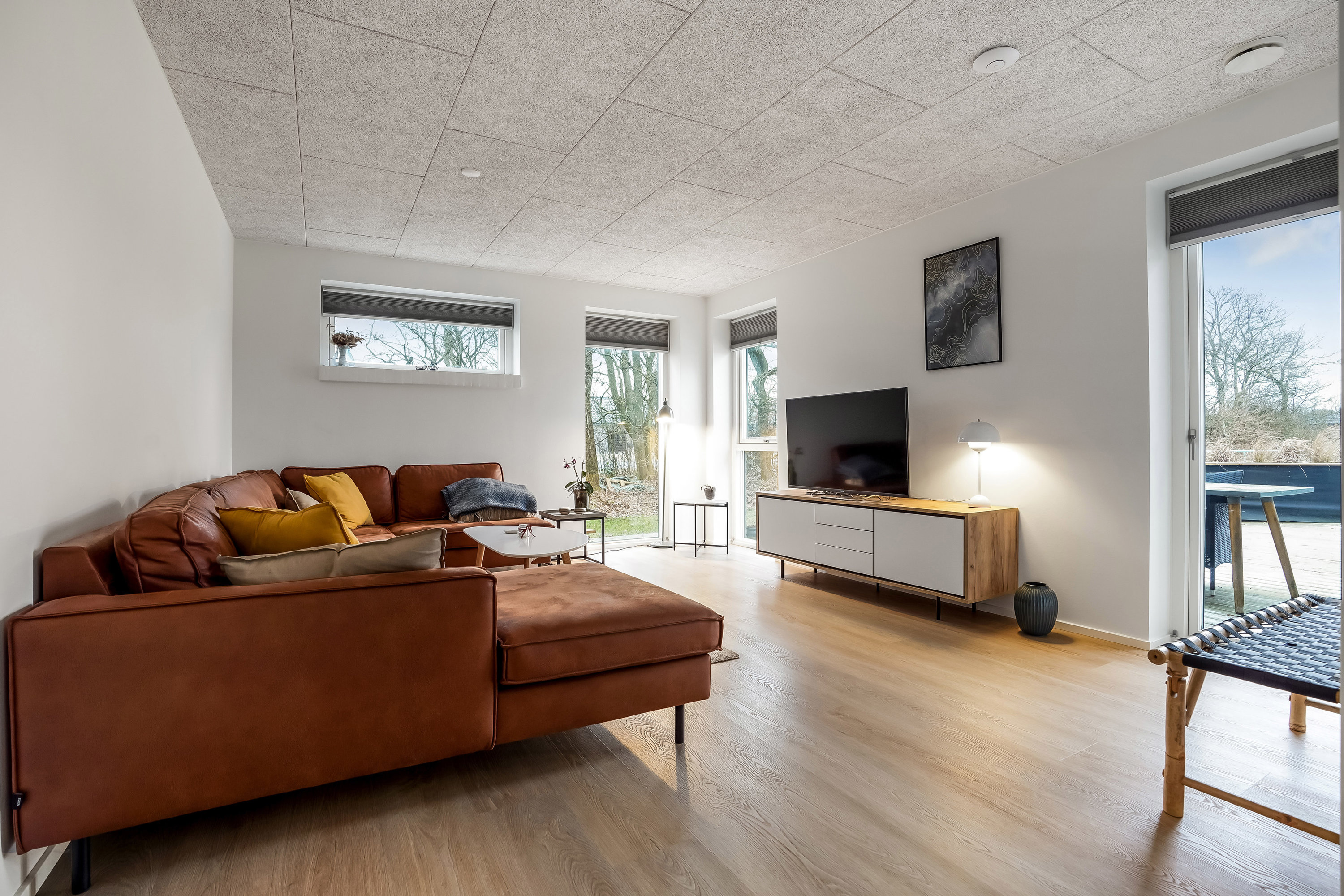 Fremhævet stue billede i fuldskærmstilstand. Billede af Læhegnet 4, 7190 Billund