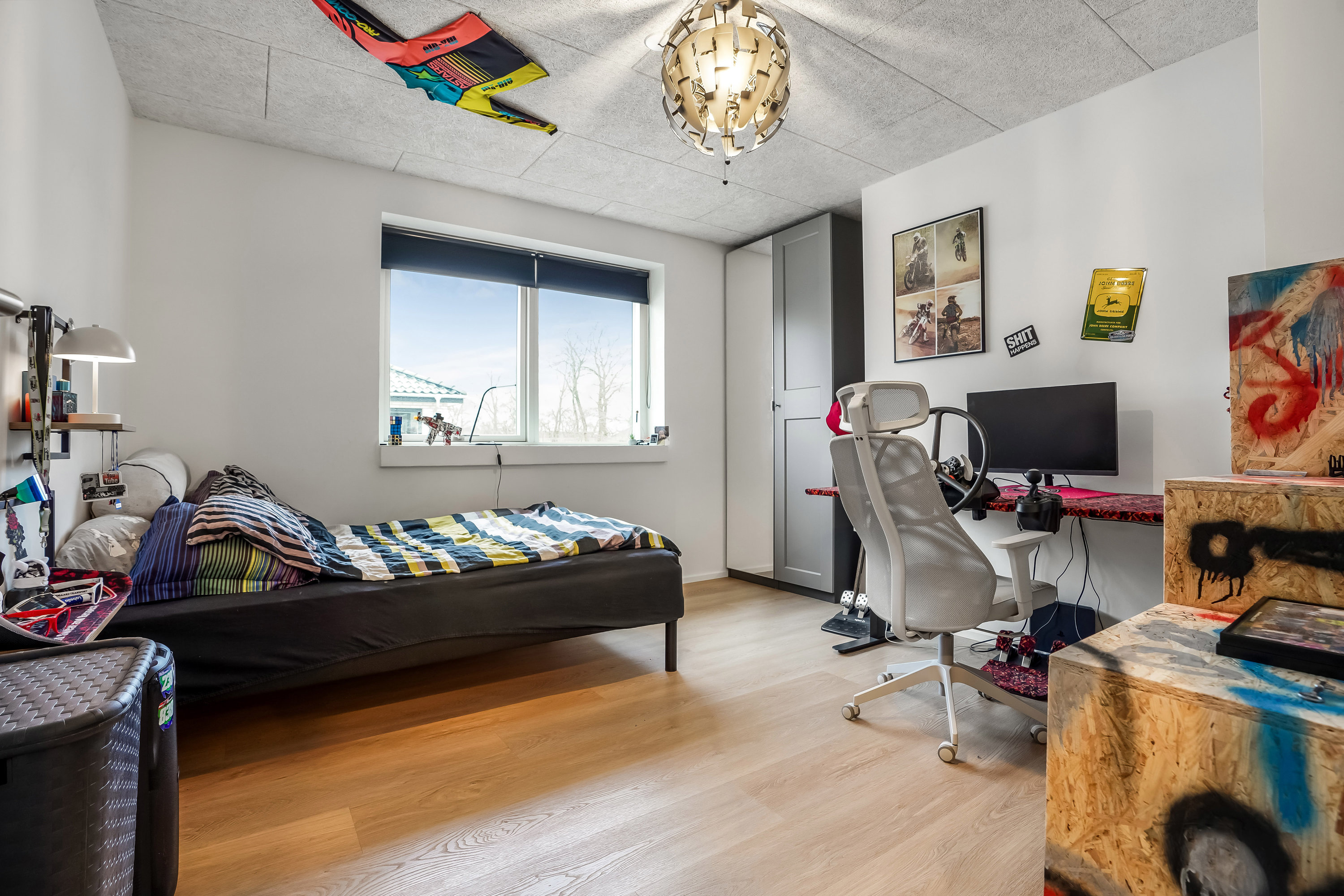 Fremhævet værelse billede i fuldskærmstilstand. Billede af Læhegnet 4, 7190 Billund