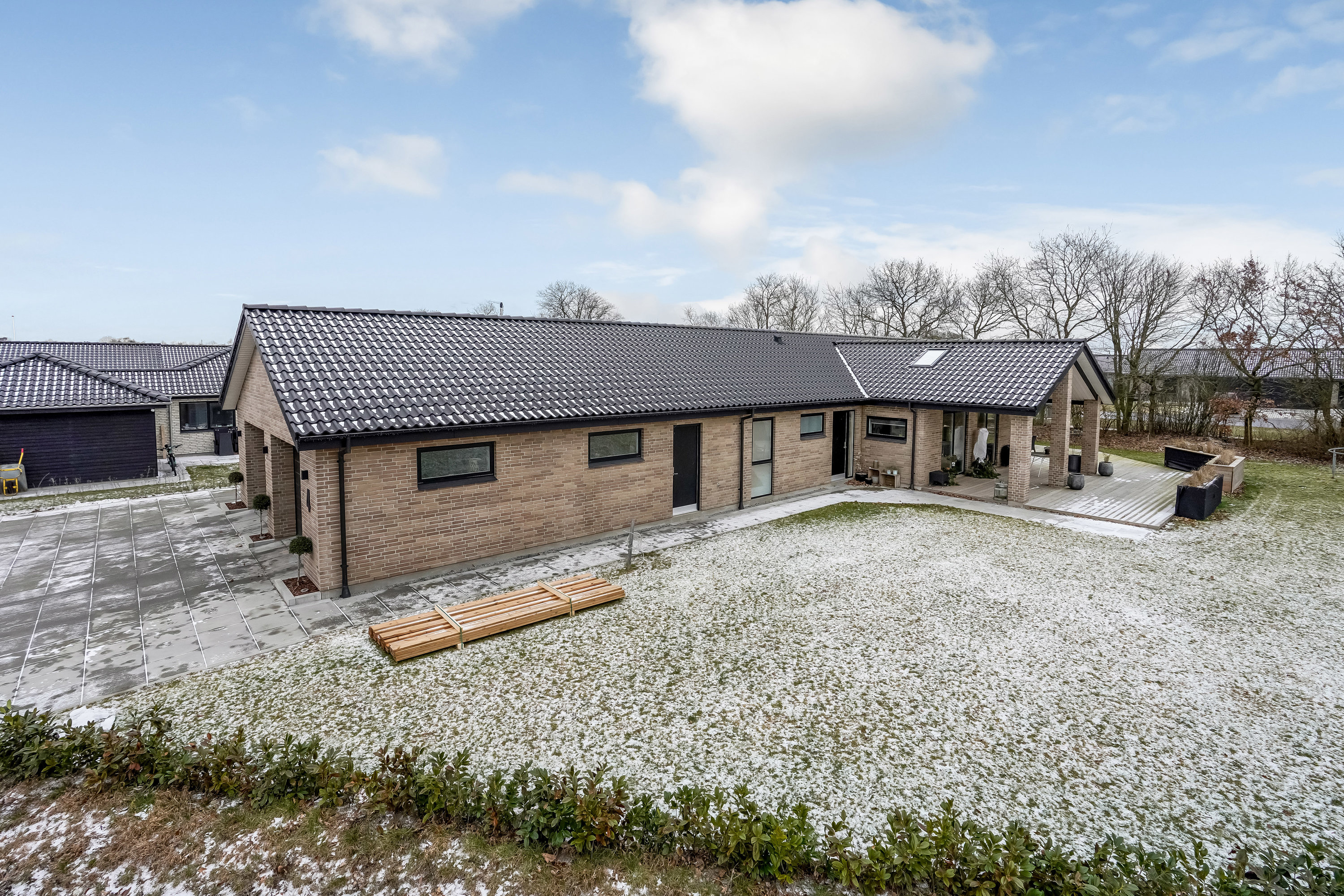 Fremhævet ejendommen billede i fuldskærmstilstand. Billede af Læhegnet 4, 7190 Billund