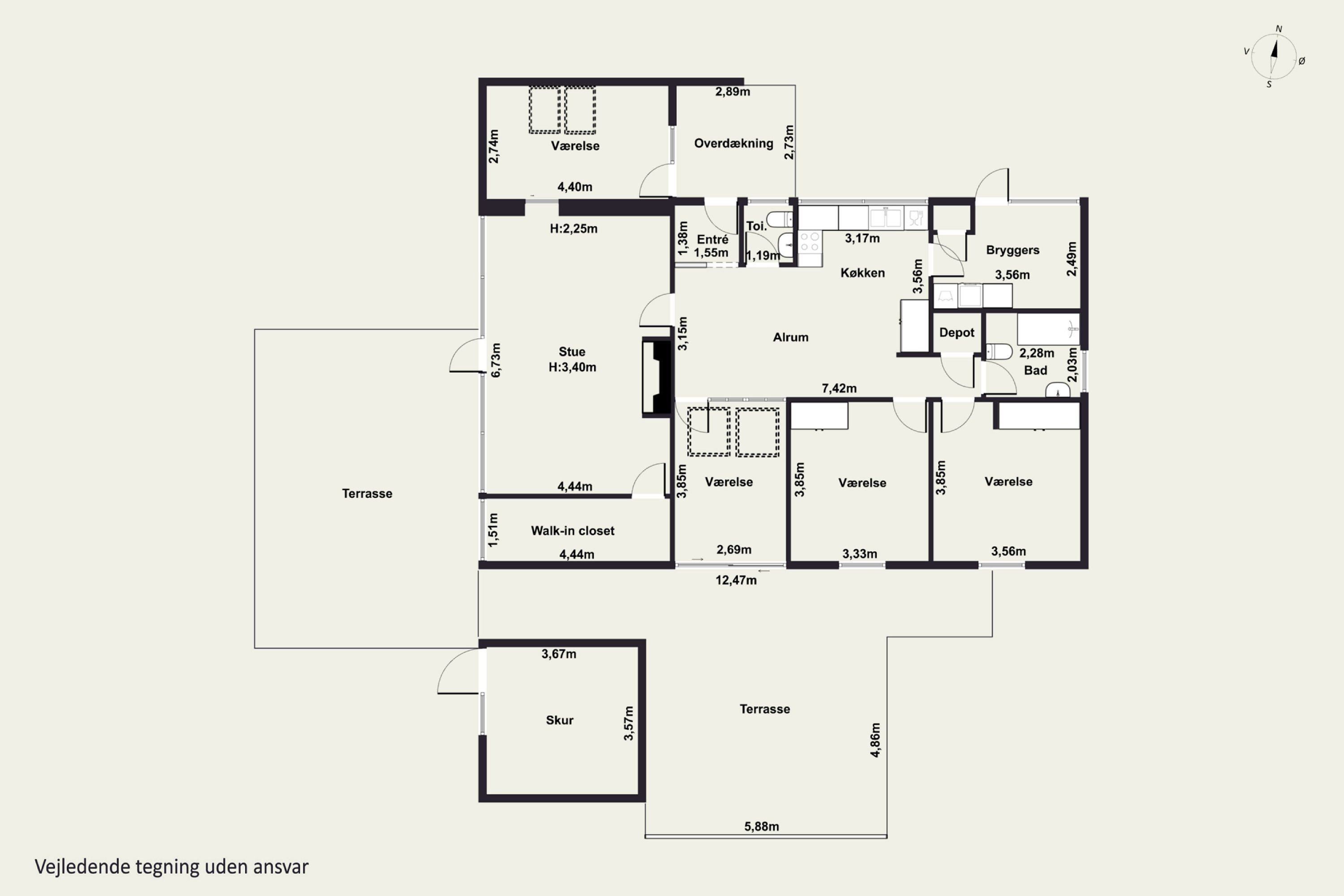 Plantegninger billede af Toftemosevej 39, 3100 Hornbæk