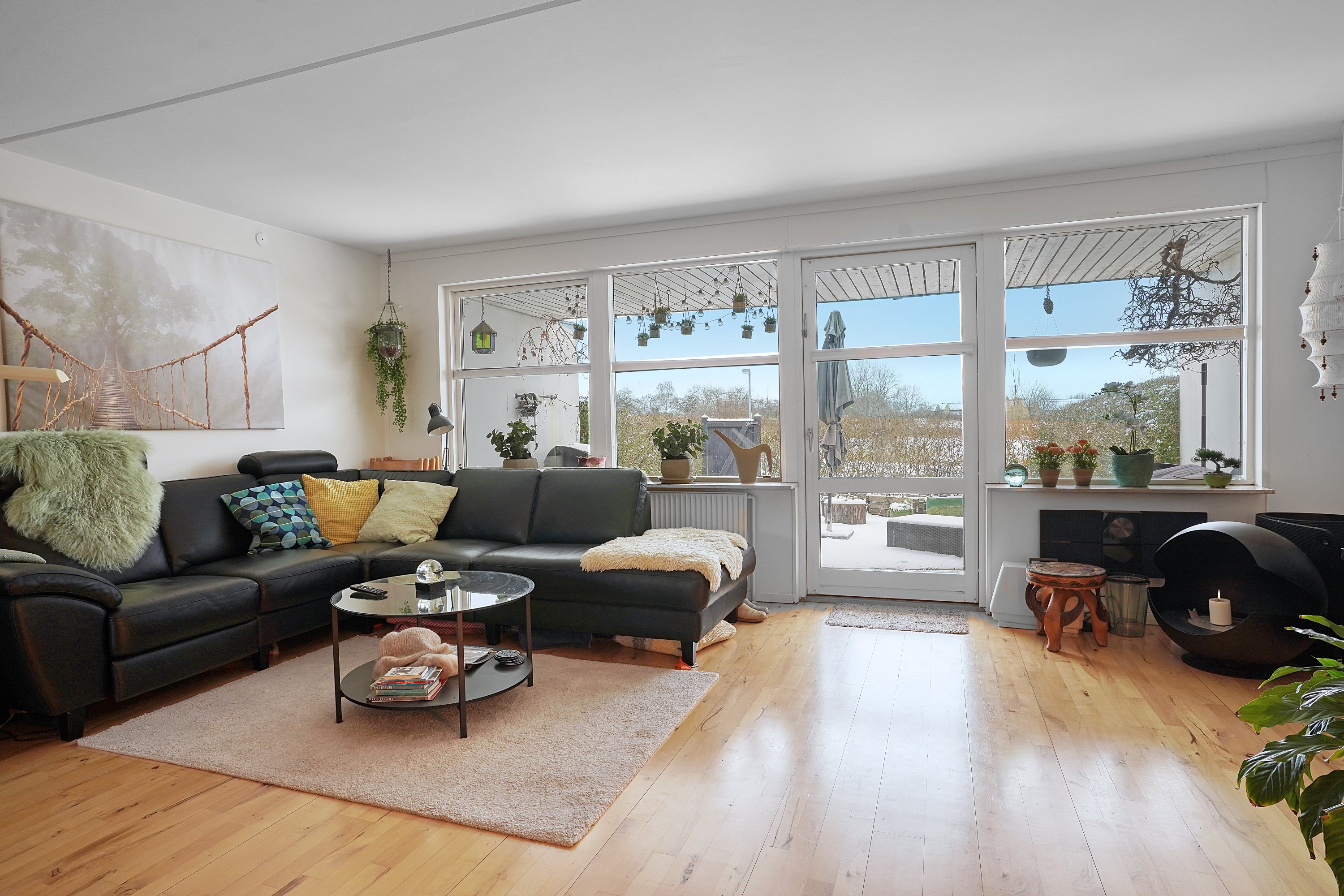 Fremhævet stue billede i fuldskærmstilstand. Billede af Dannevang 435, Båstrup, 3480 Fredensborg