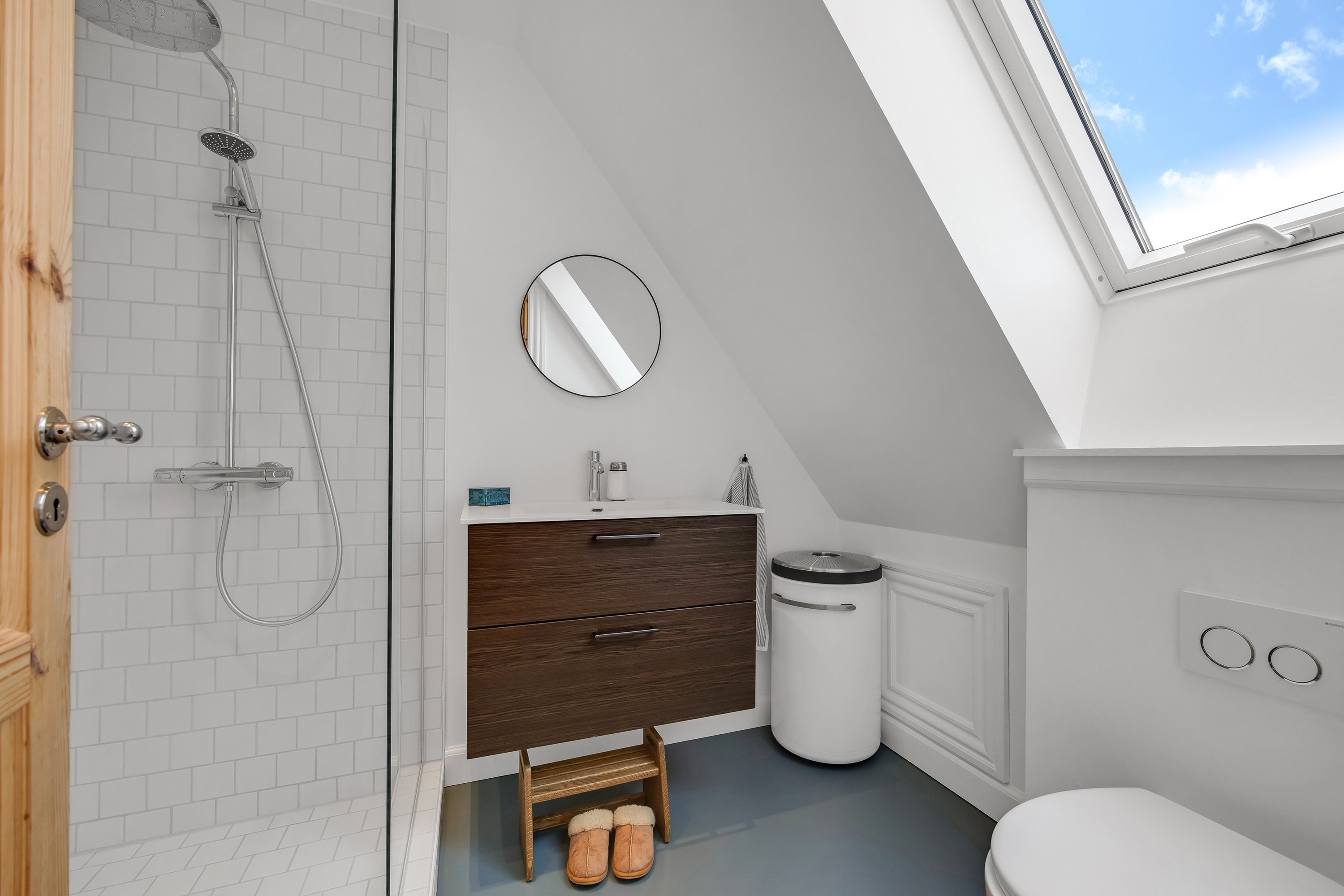 Fremhævet badeværelse billede i fuldskærmstilstand. Billede af Byvej 59, 3600 Frederikssund