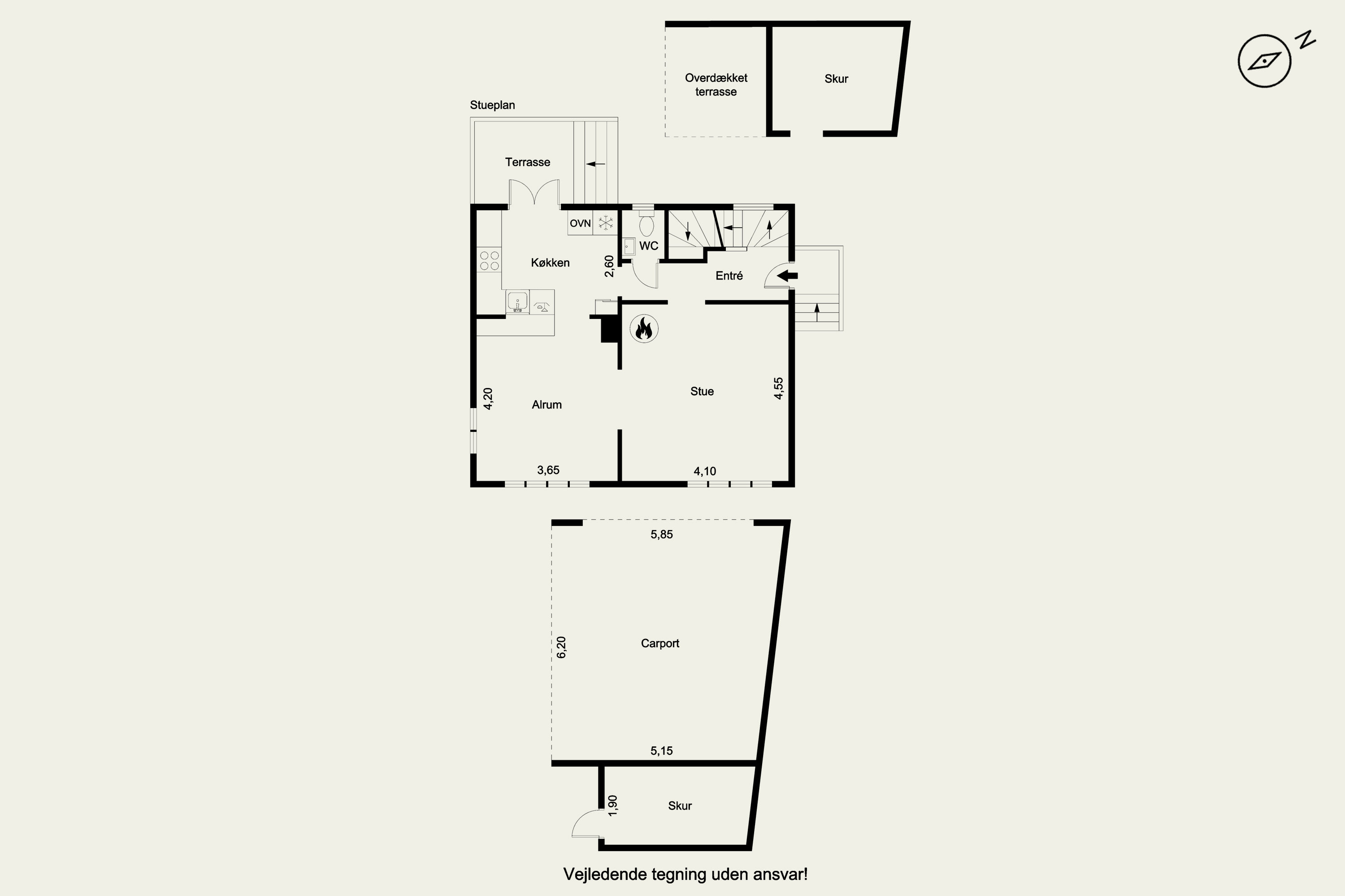 Plantegninger billede af Byvej 59, 3600 Frederikssund