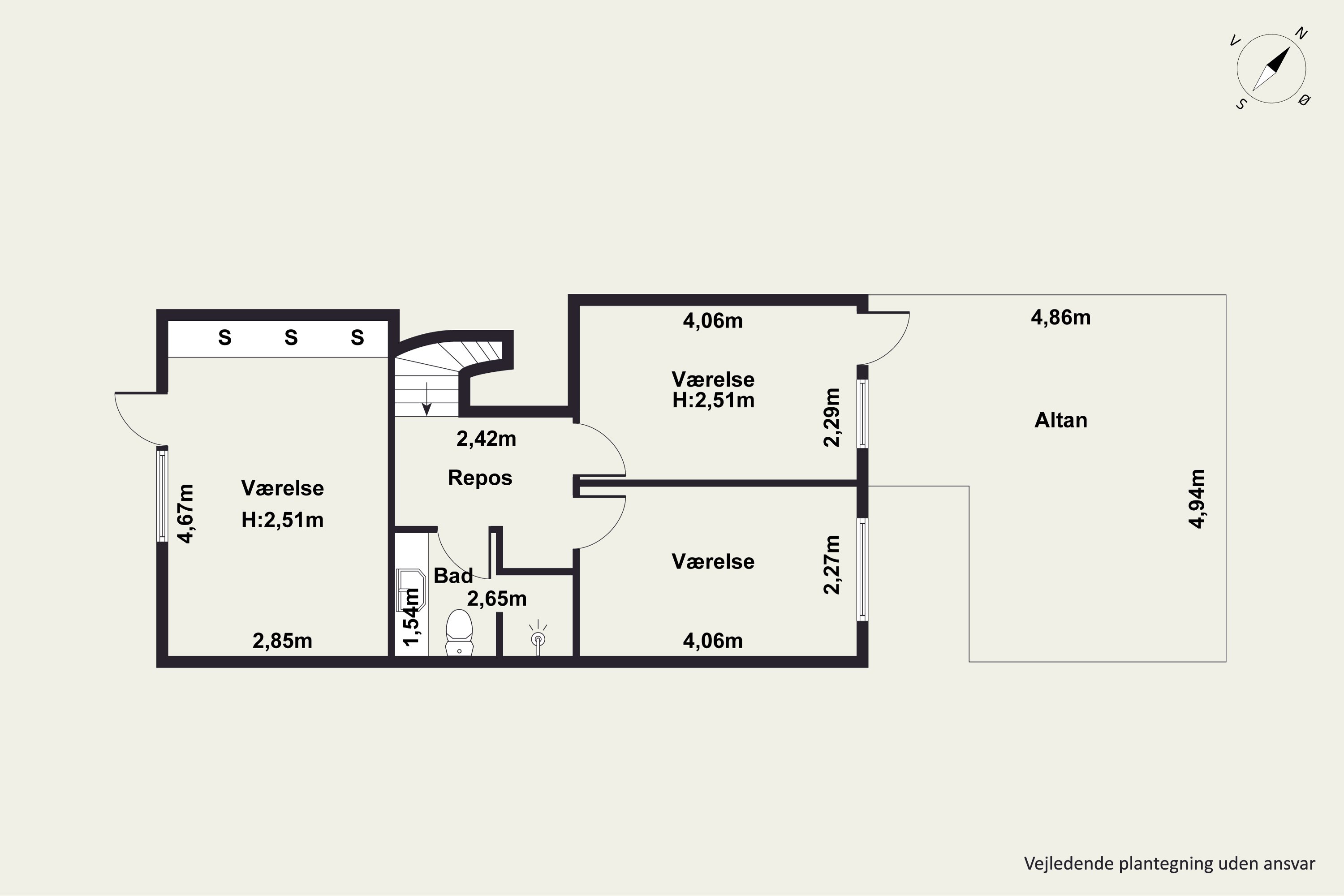 Plantegninger billede af Pinievej 52, 2880 Bagsværd
