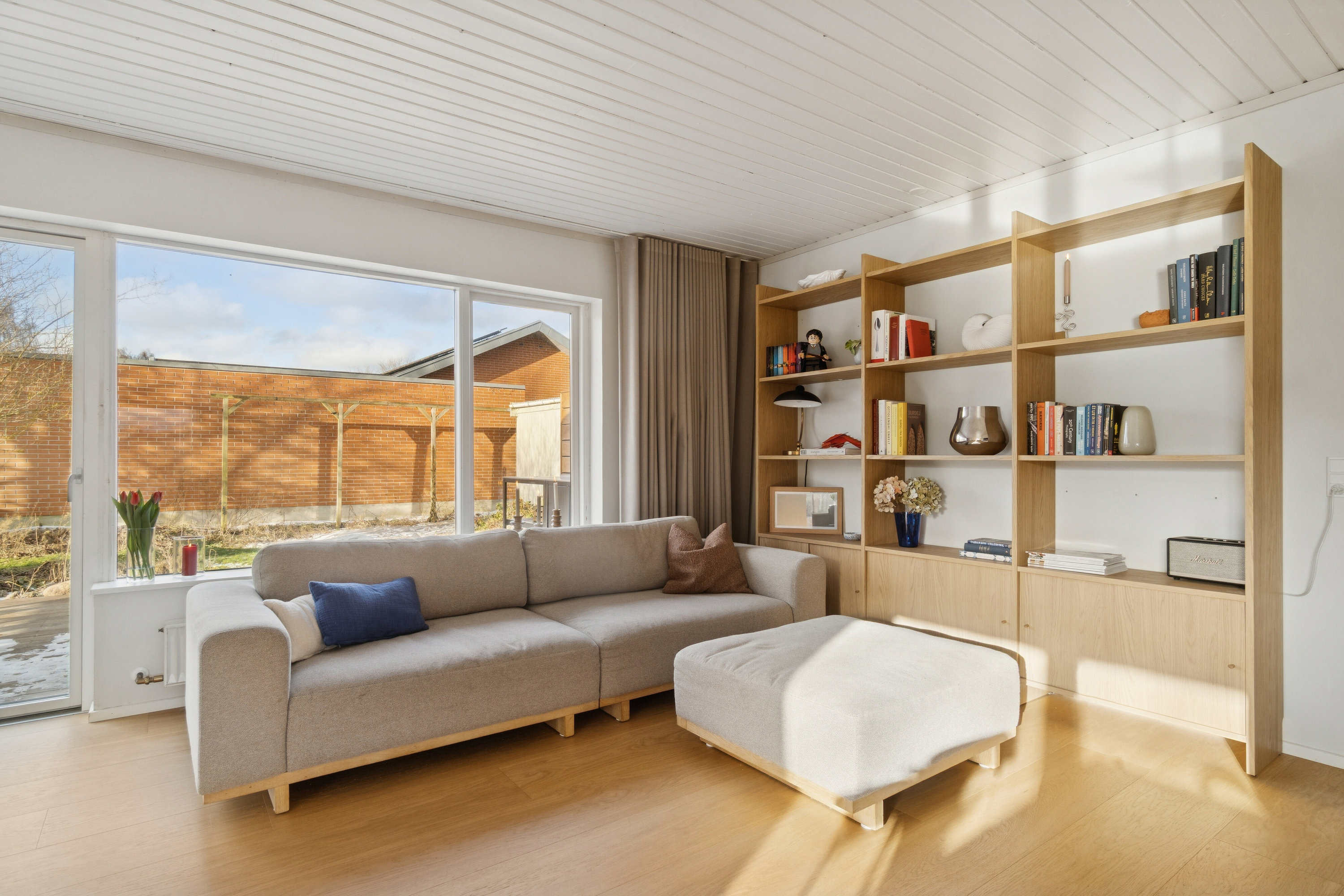 Fremhævet stue billede i fuldskærmstilstand. Billede af Engparken 27, Skovby, 8464 Galten