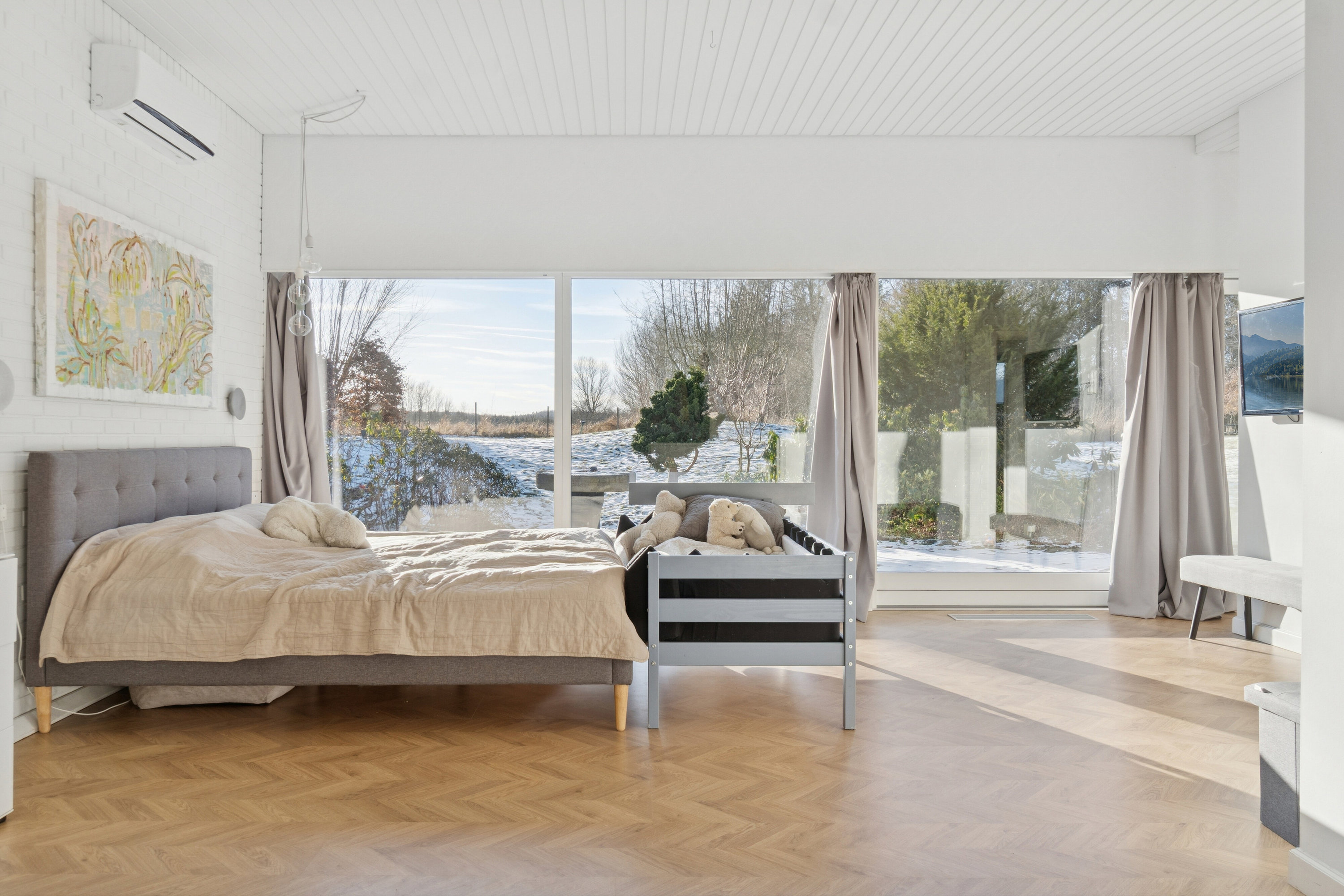 Fremhævet soveværelse billede i fuldskærmstilstand. Billede af Engvangen 3, Ottestrup, 4200 Slagelse