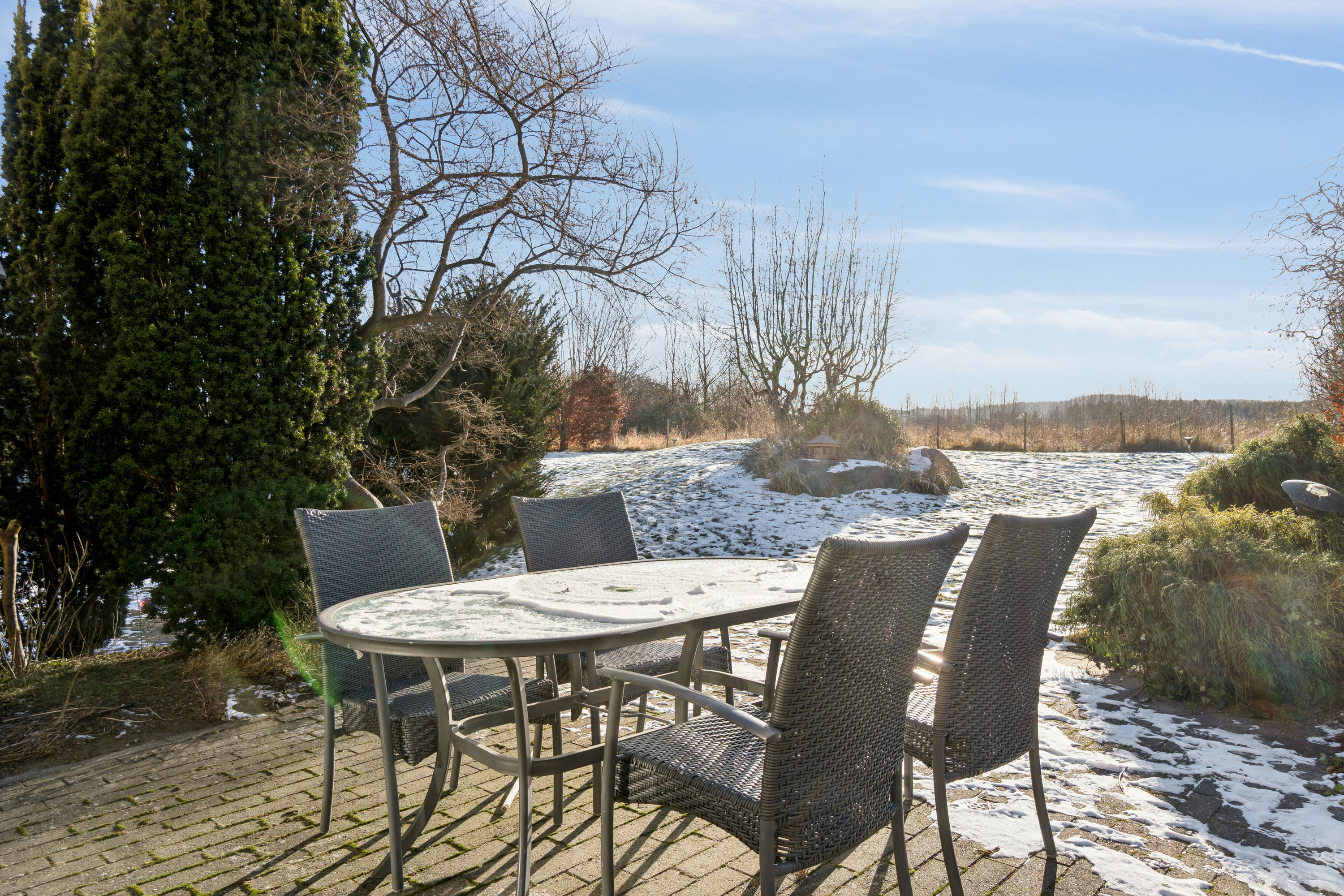 Fremhævet terrasse billede i fuldskærmstilstand. Billede af Engvangen 3, Ottestrup, 4200 Slagelse