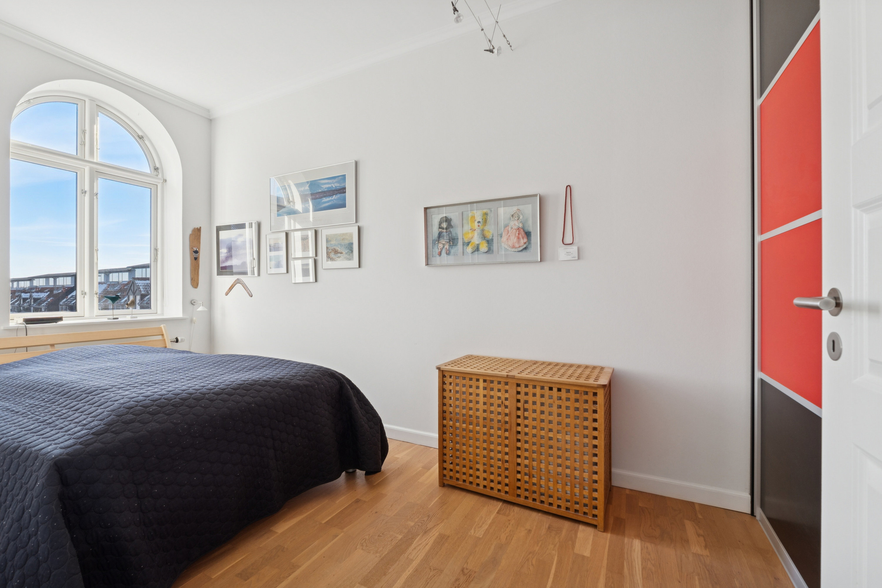 Fremhævet soveværelse billede i fuldskærmstilstand. Billede af Færgevej 14, 1. tv., 5700 Svendborg