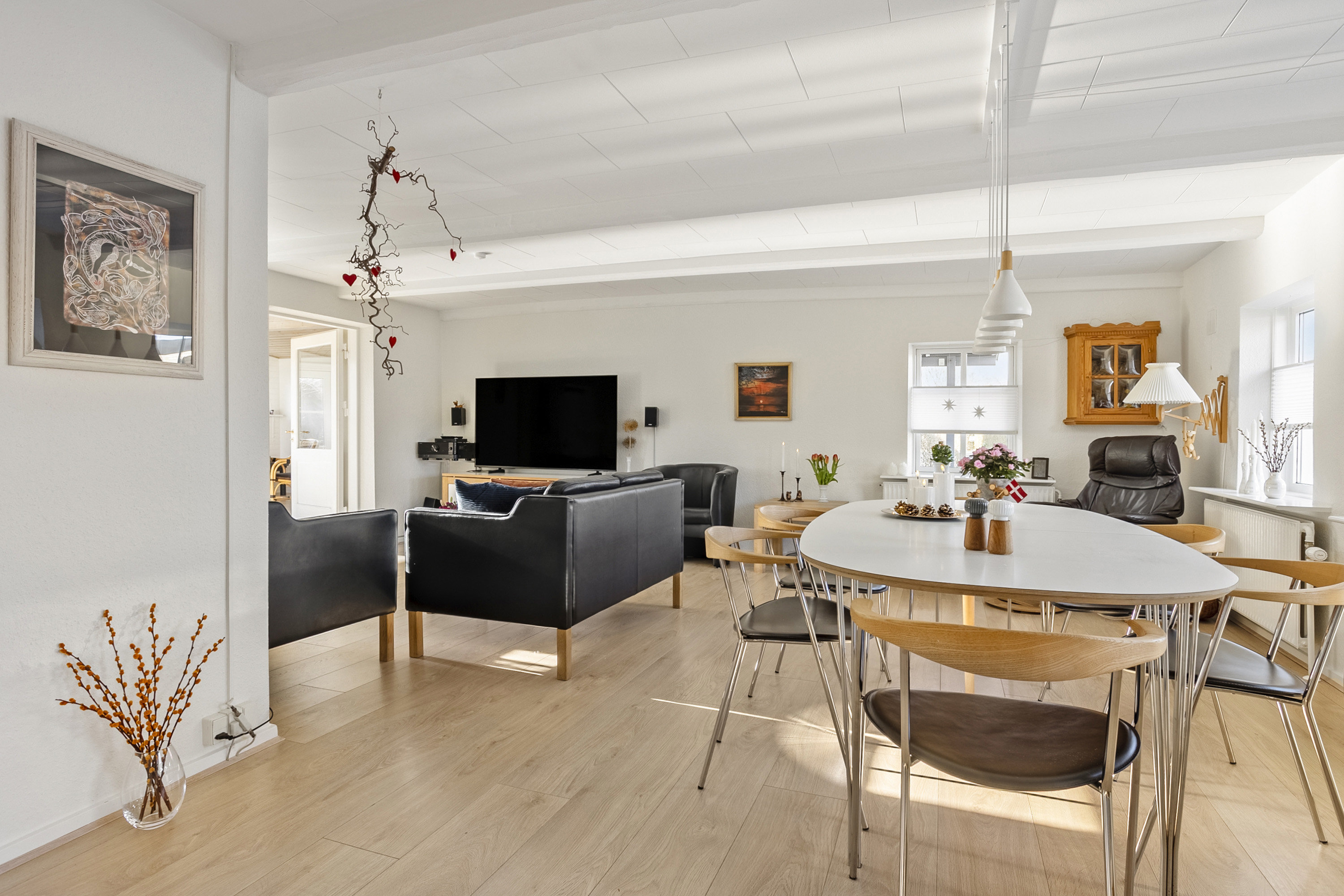 Fremhævet stue billede i fuldskærmstilstand. Billede af Maltvej 35, Askov, 6600 Vejen