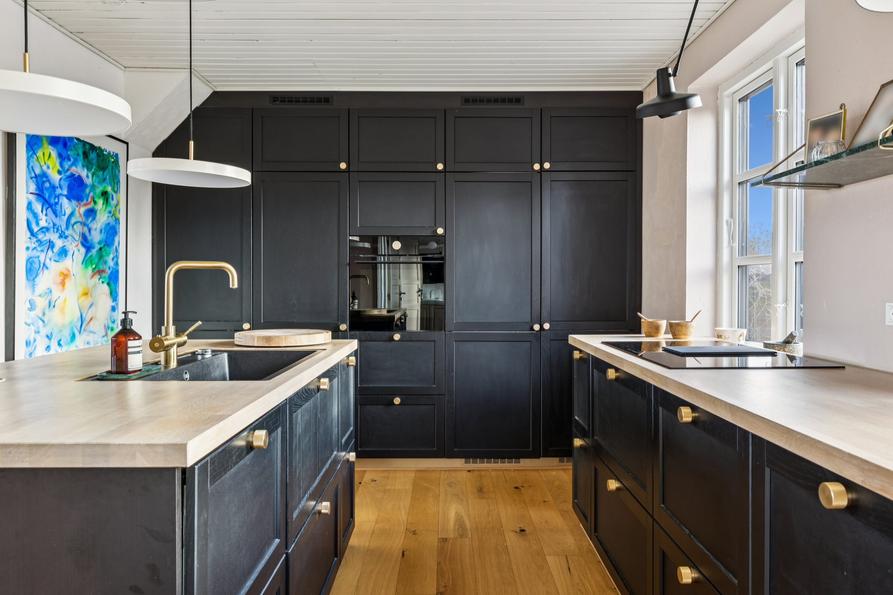 Fremhævet køkken billede i fuldskærmstilstand. Billede af Vallekildevej 53, 4534 Hørve