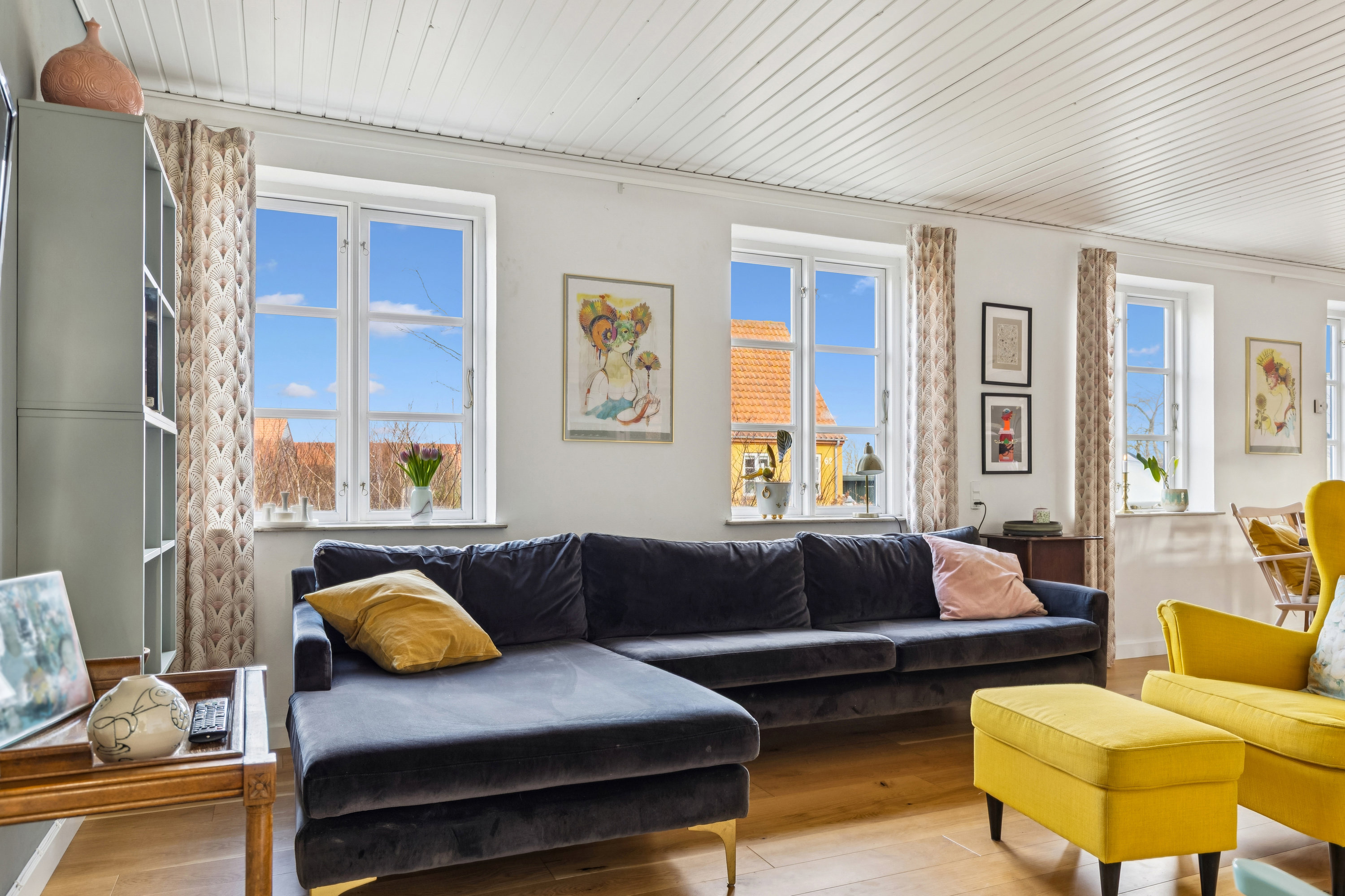 Fremhævet stue billede i fuldskærmstilstand. Billede af Vallekildevej 53, 4534 Hørve