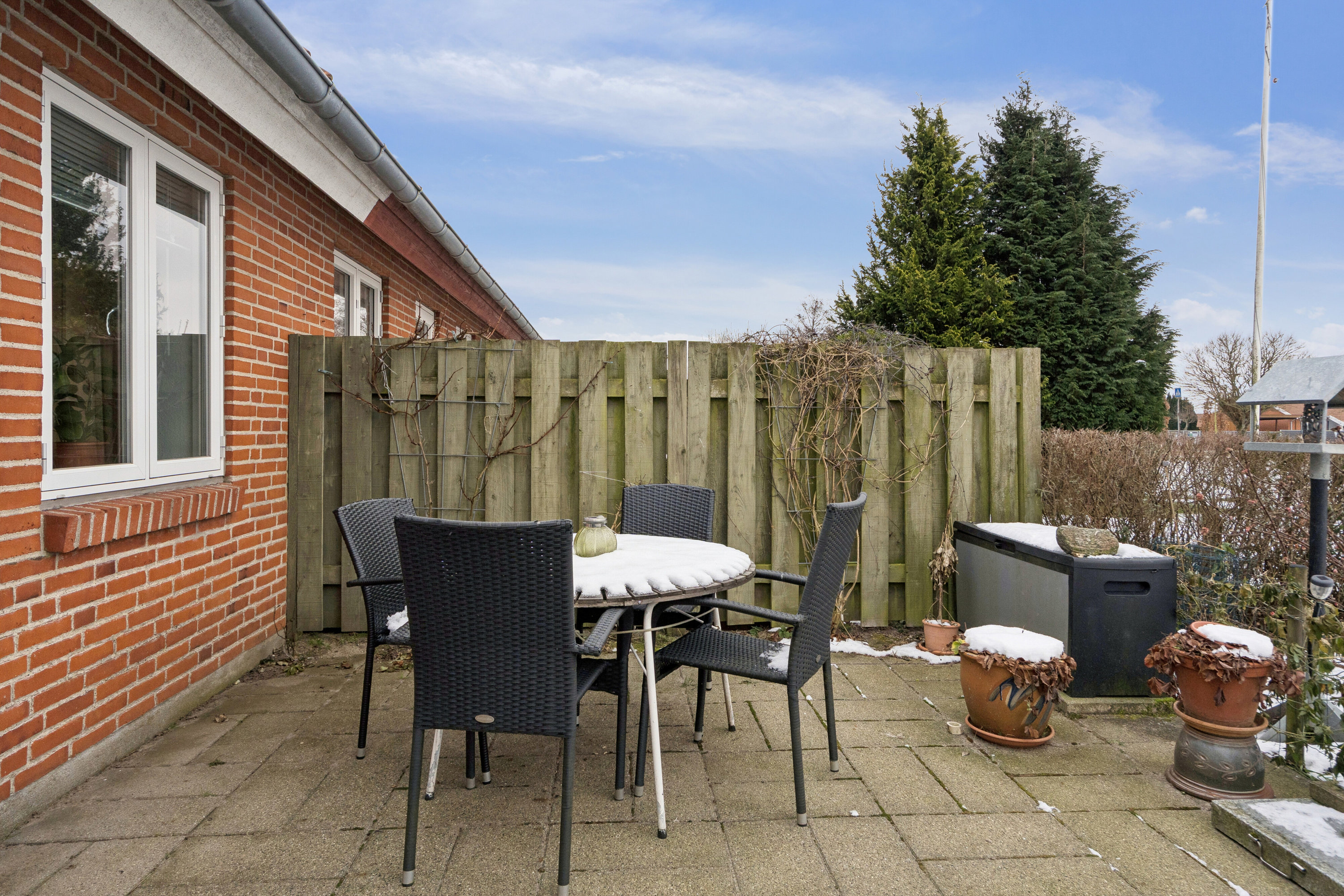 Fremhævet terrasse billede i fuldskærmstilstand. Billede af Kalveknækket 24, Kollund, 6340 Kruså