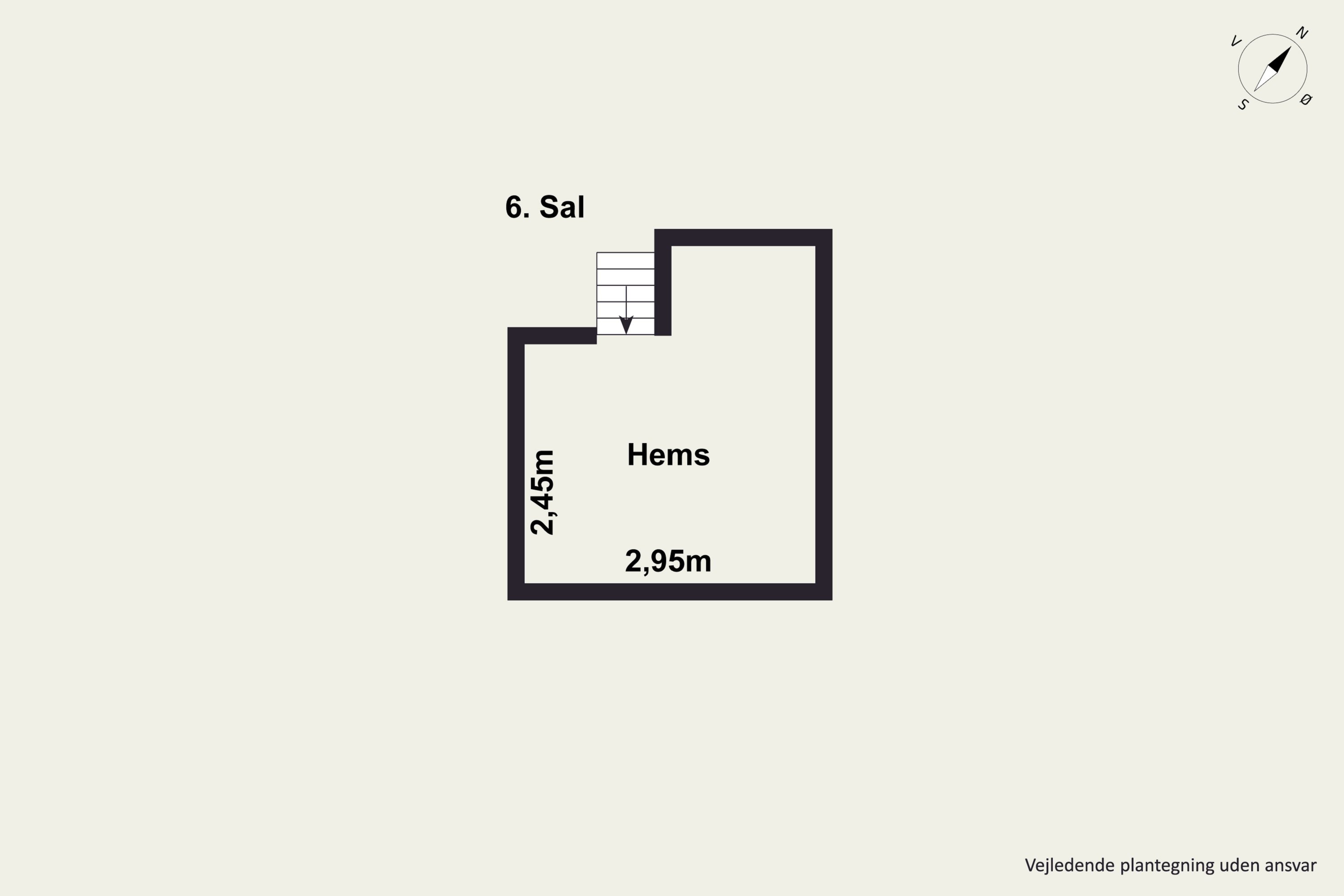 Plantegninger billede af Sønderport 3, 5. tv., 8000 Aarhus C
