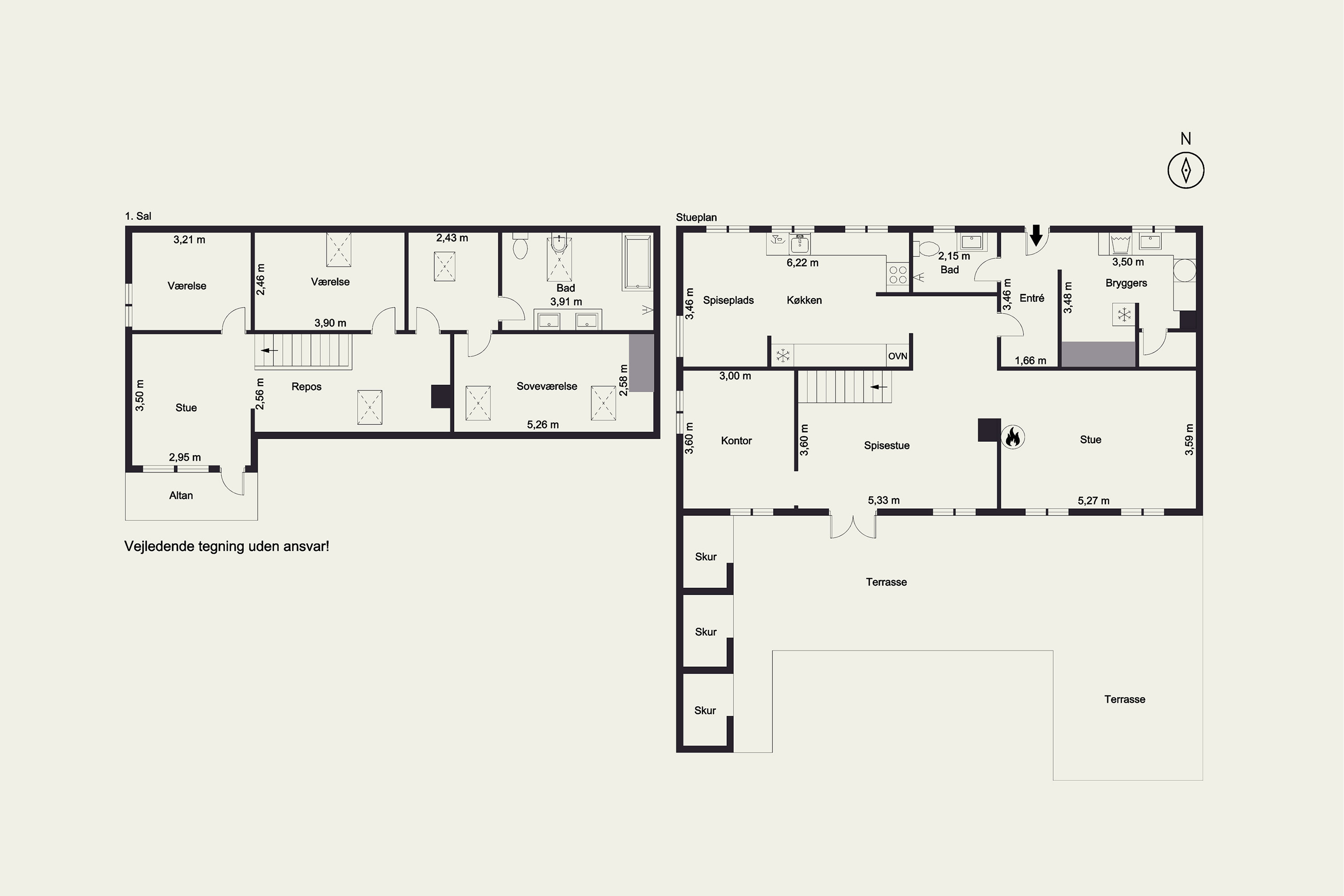 Plantegninger billede af Gyndbjerg 21, Agtrup, 6091 Bjert