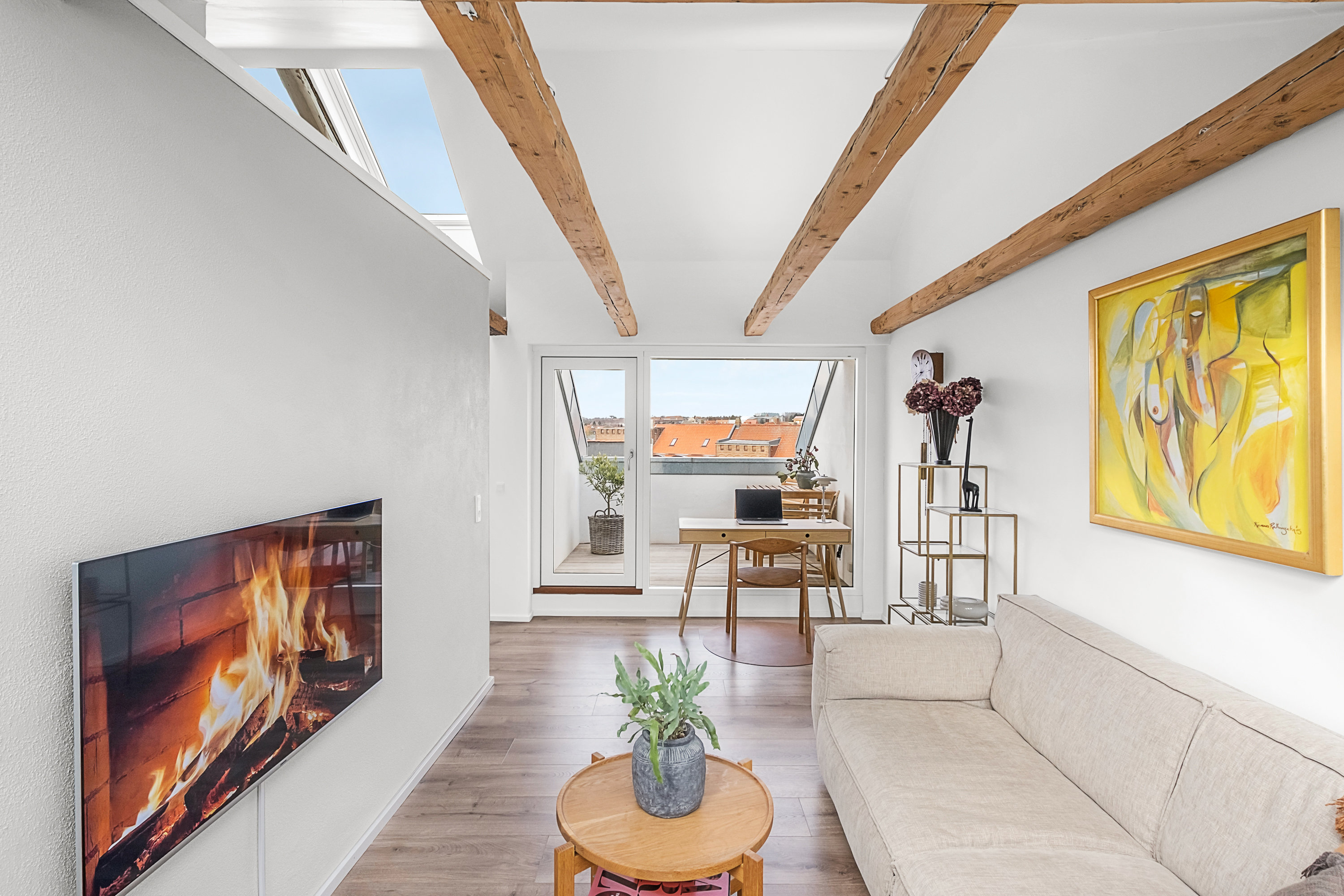 Fremhævet stue billede i fuldskærmstilstand. Billede af Christiansgade 25, 4. tv., 8000 Aarhus C