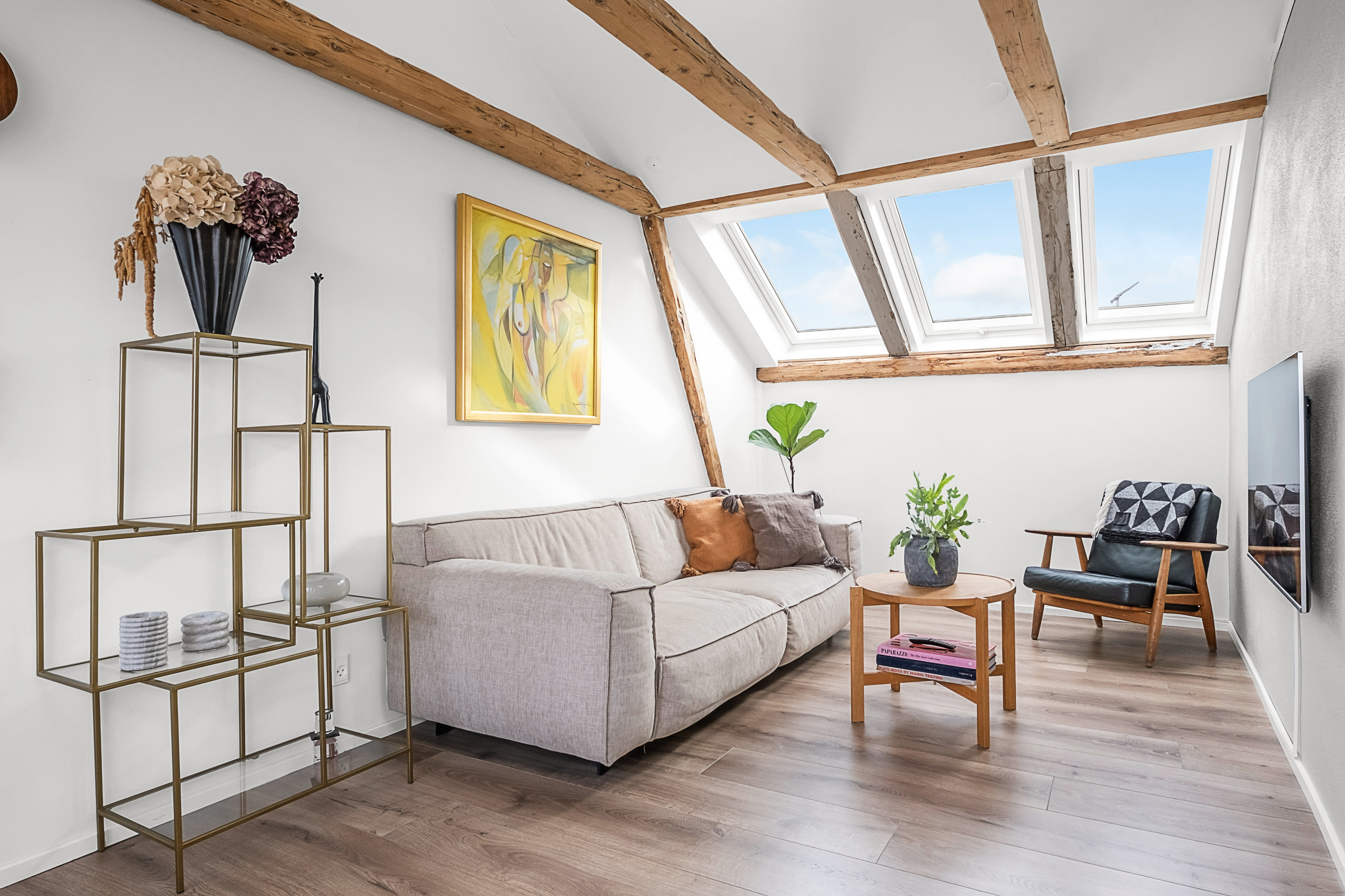 Fremhævet stue billede i fuldskærmstilstand. Billede af Christiansgade 25, 4. tv., 8000 Aarhus C