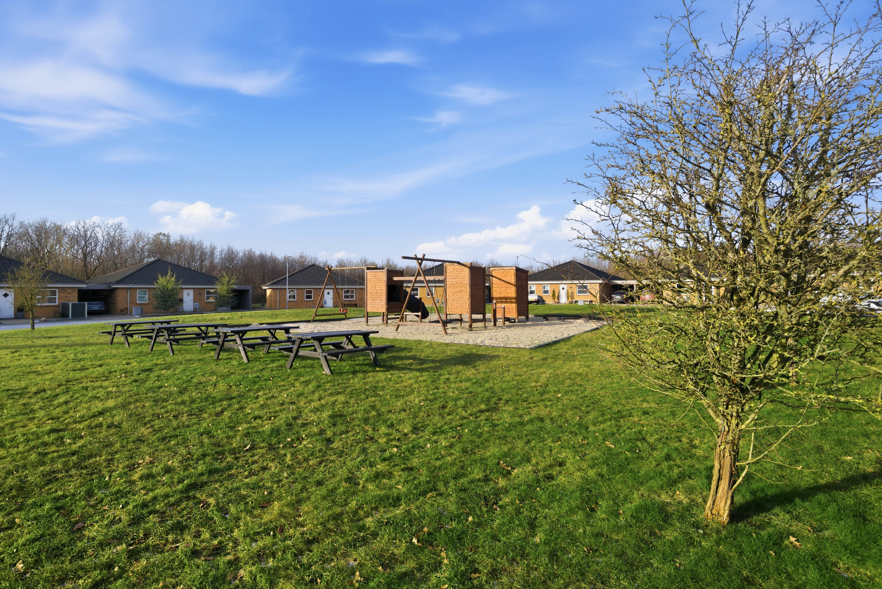 Fremhævet udenomsarealer billede i fuldskærmstilstand. Billede af Skovstjernen 27, Mejrup, 7500 Holstebro