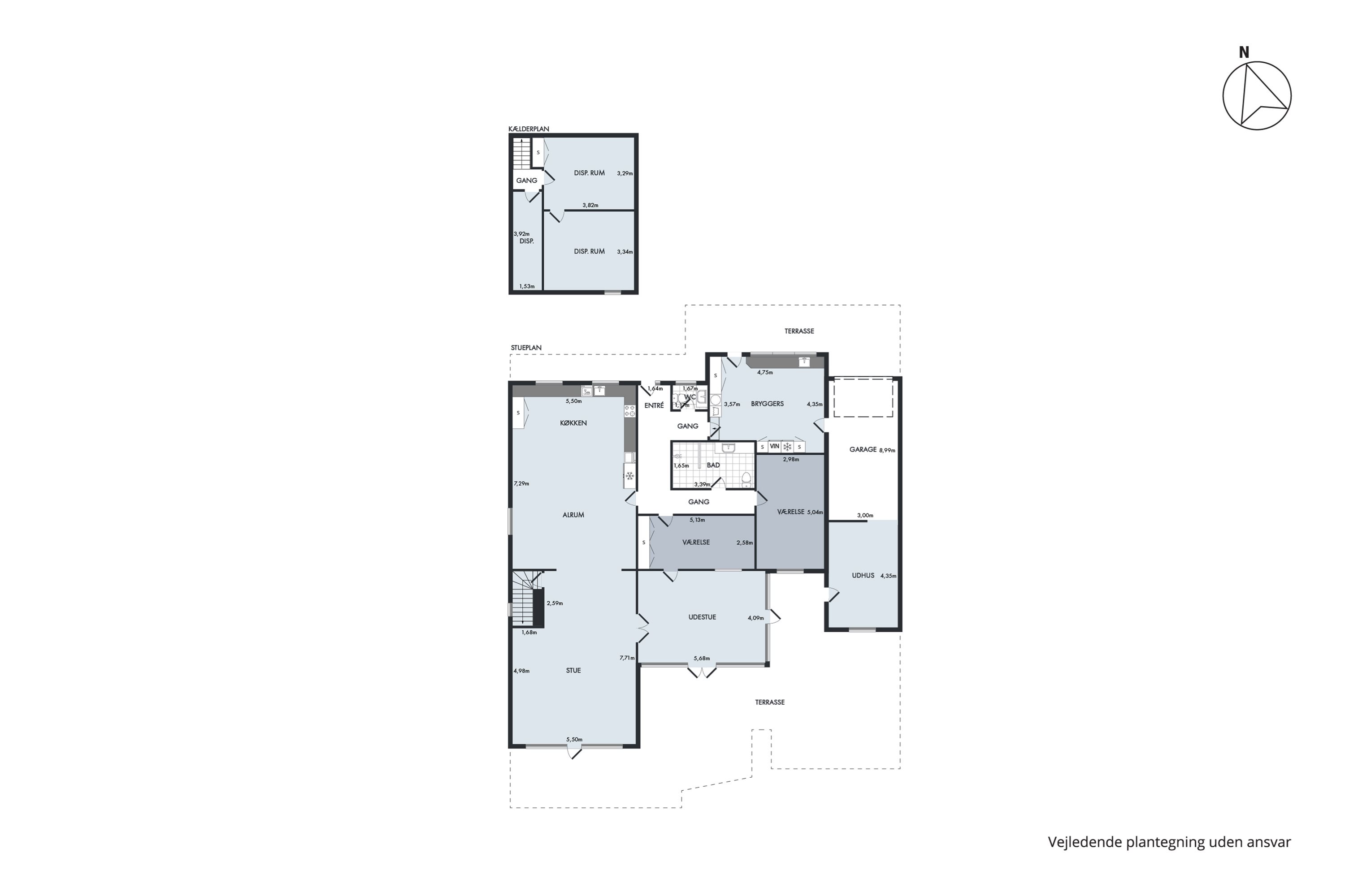 Plantegninger billede af Enighedsvej 1, 8963 Auning