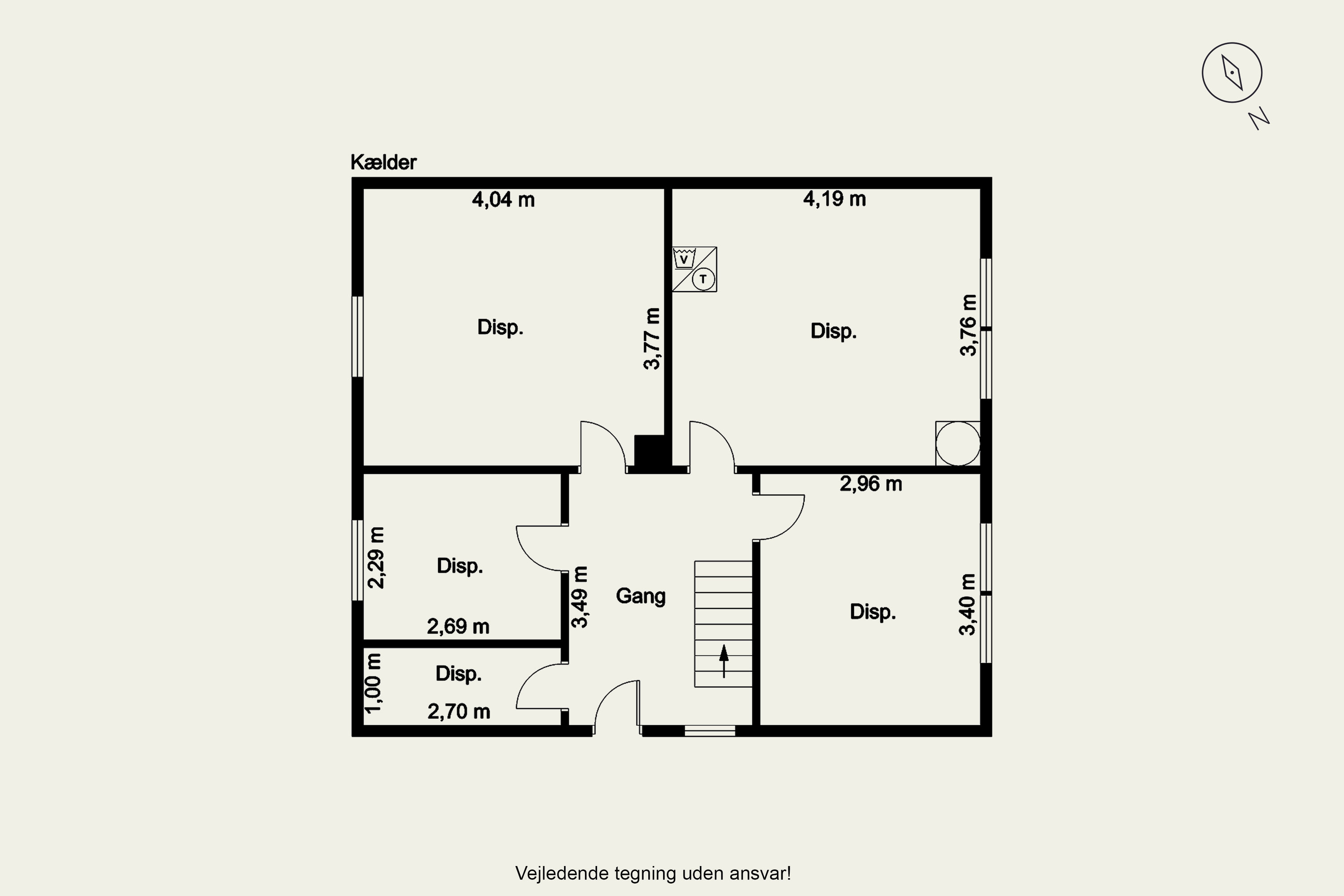 Plantegninger billede af Vestervejen 63, Nordby, 6720 Fanø