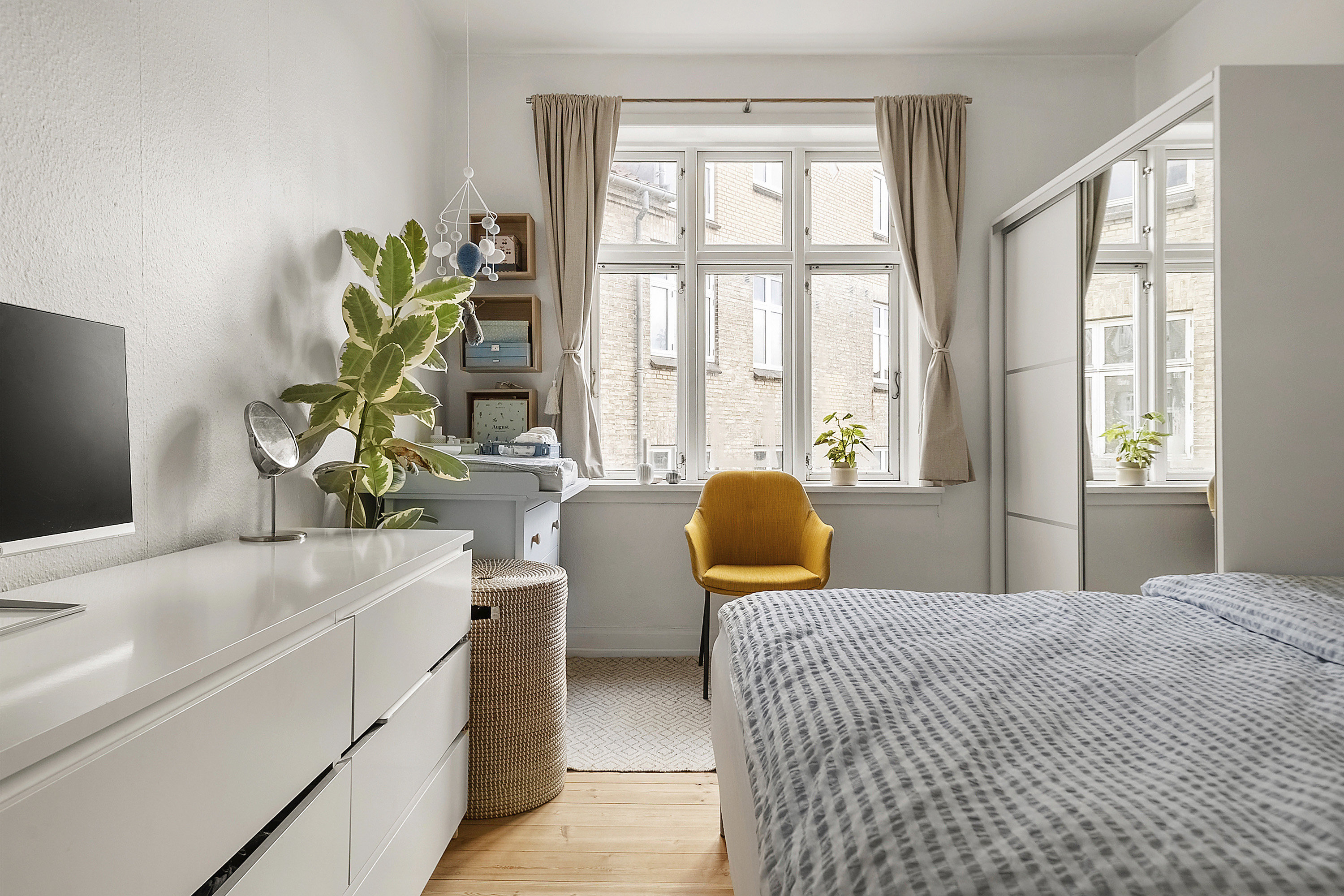 Fremhævet soveværelse billede i fuldskærmstilstand. Billede af Nordre Ringgade 112, 2. th., Trøjborg, 8200 Aarhus N