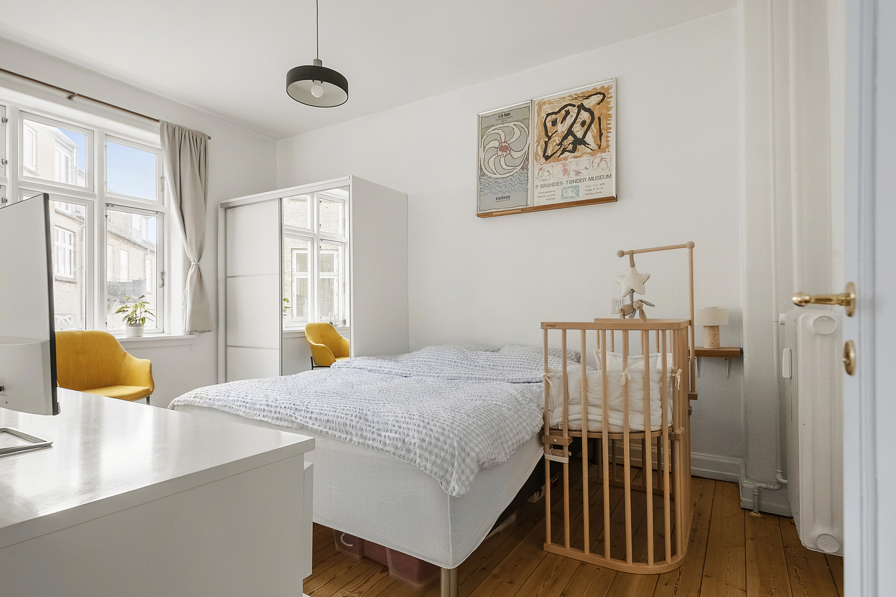 Fremhævet soveværelse billede i fuldskærmstilstand. Billede af Nordre Ringgade 112, 2. th., Trøjborg, 8200 Aarhus N