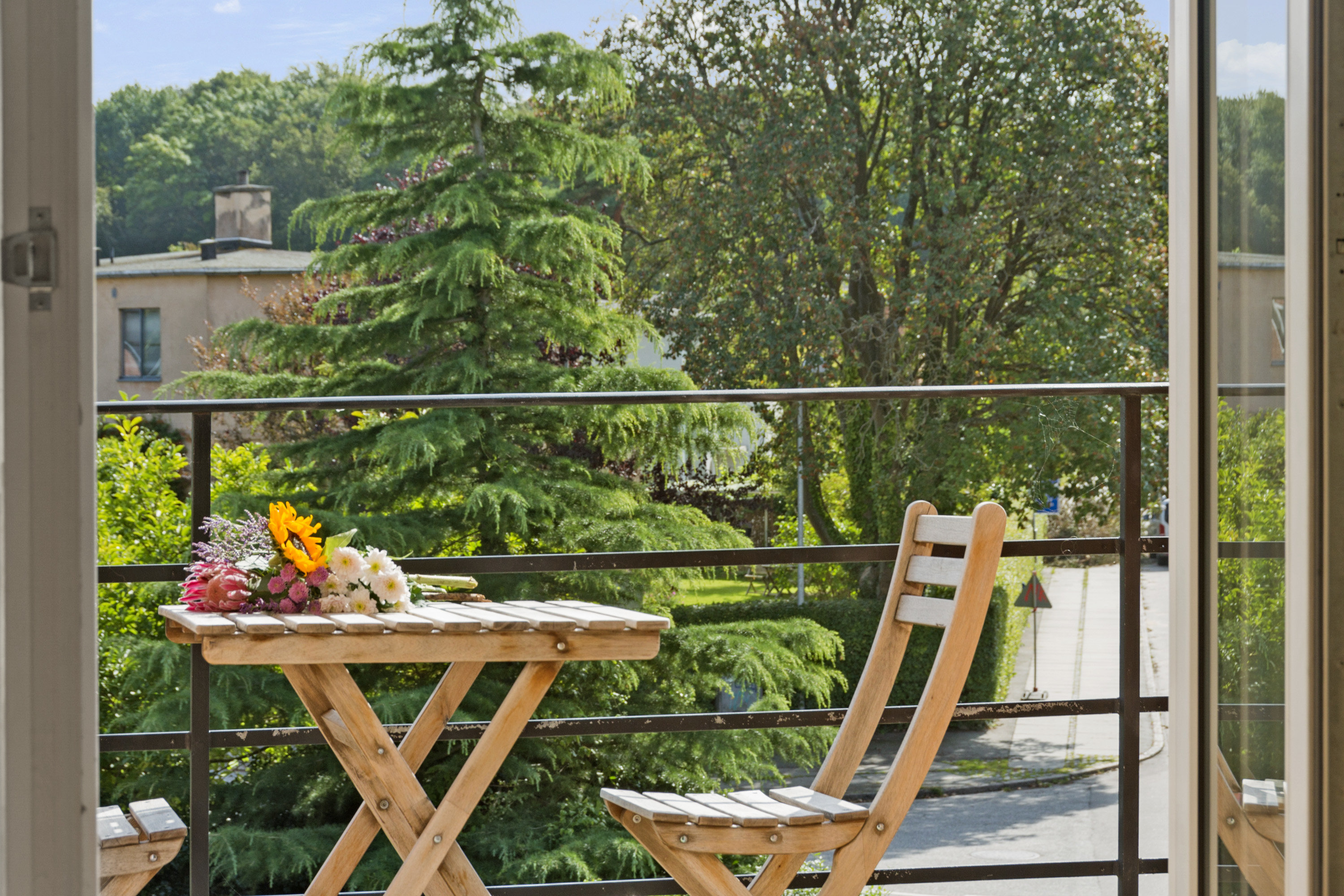 Fremhævet altan billede i fuldskærmstilstand. Billede af Ellemarksvej 9, 1., 8000 Aarhus C