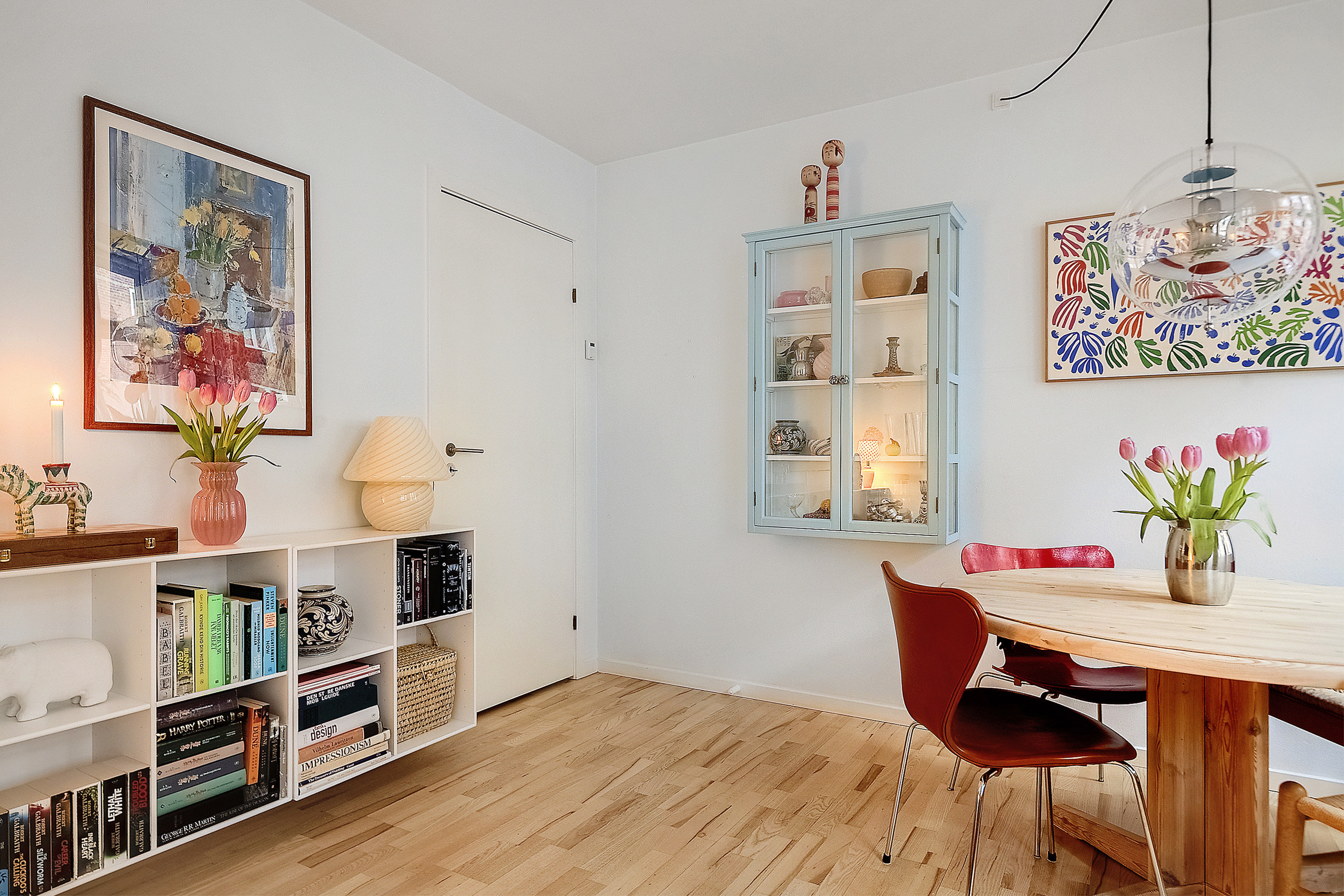 Fremhævet spisestue billede i fuldskærmstilstand. Billede af Ivar Huitfeldts Gade 56, 1. tv., Trøjborg, 8200 Aarhus N