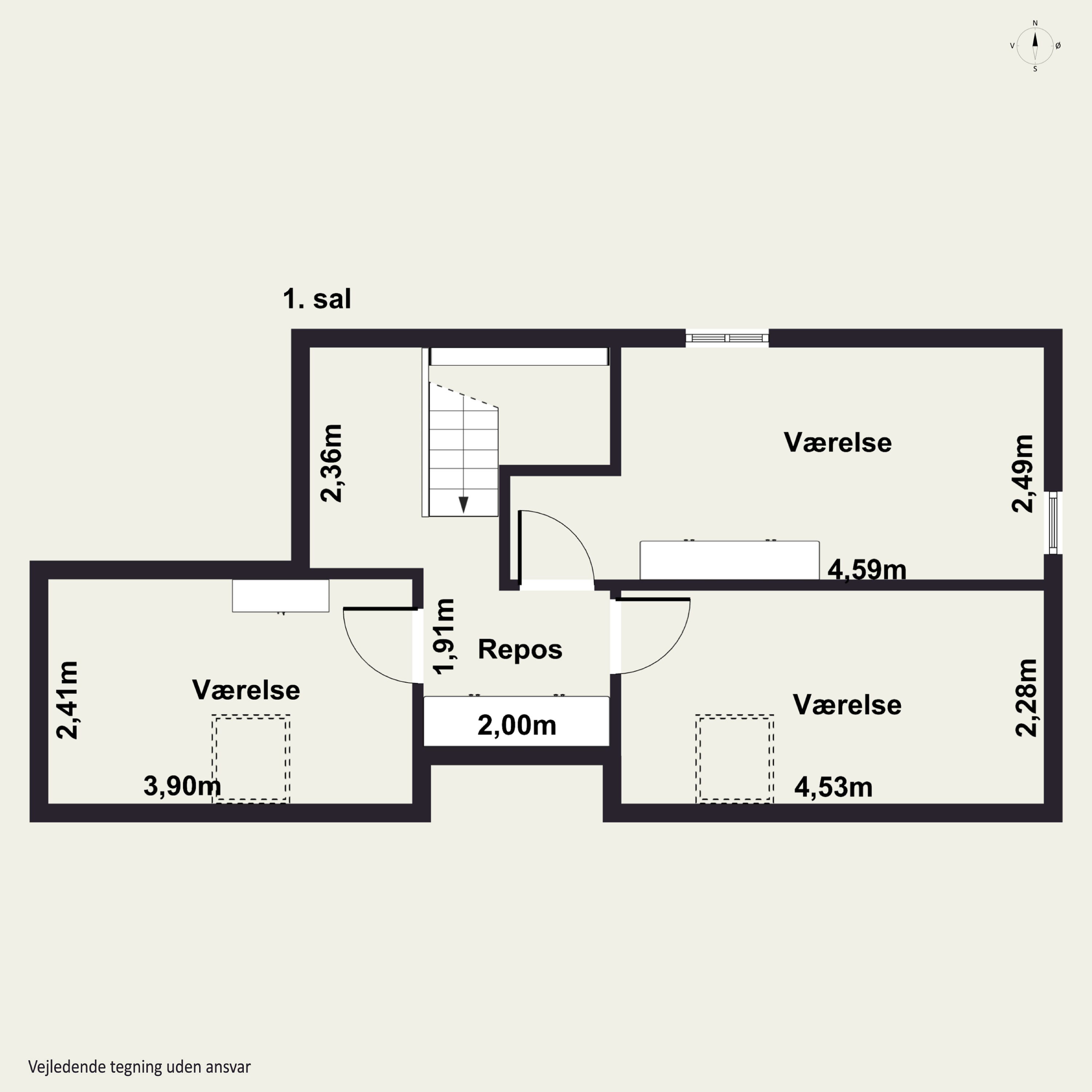 Plantegninger billede af Virumgade 50F, 2830 Virum