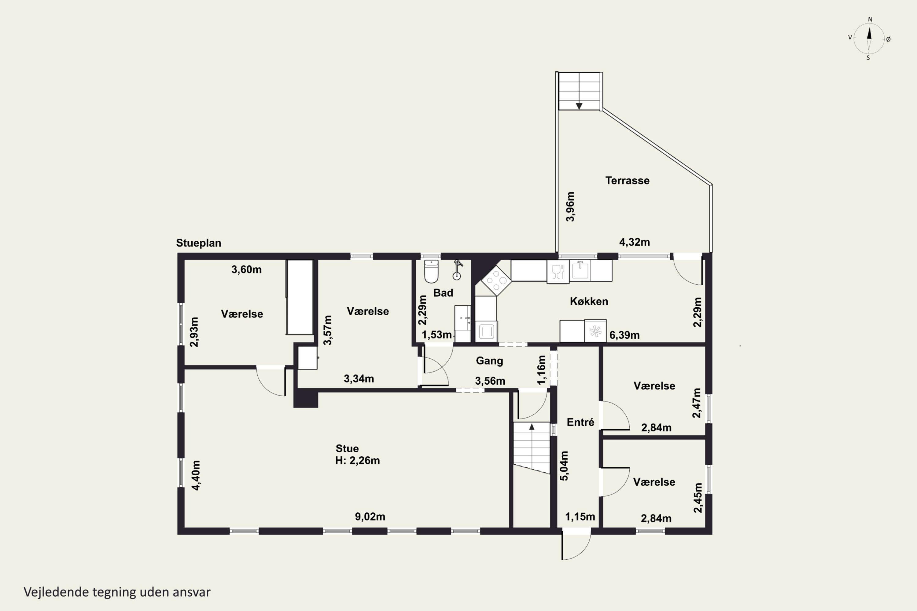 Plantegninger billede af Bøgevej 10, 5800 Nyborg