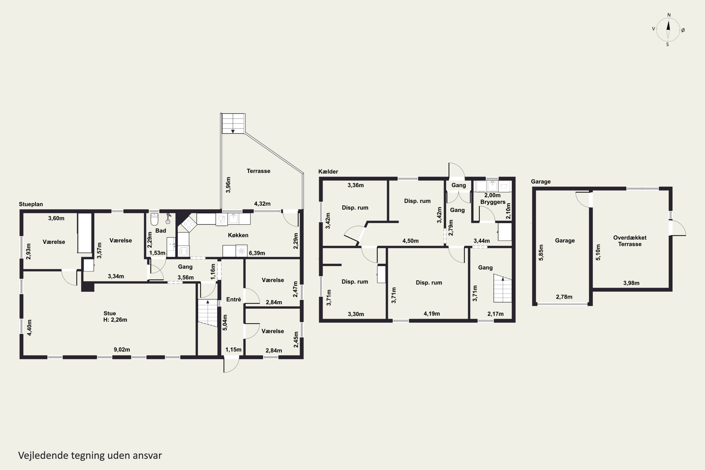 Plantegninger billede af Bøgevej 10, 5800 Nyborg