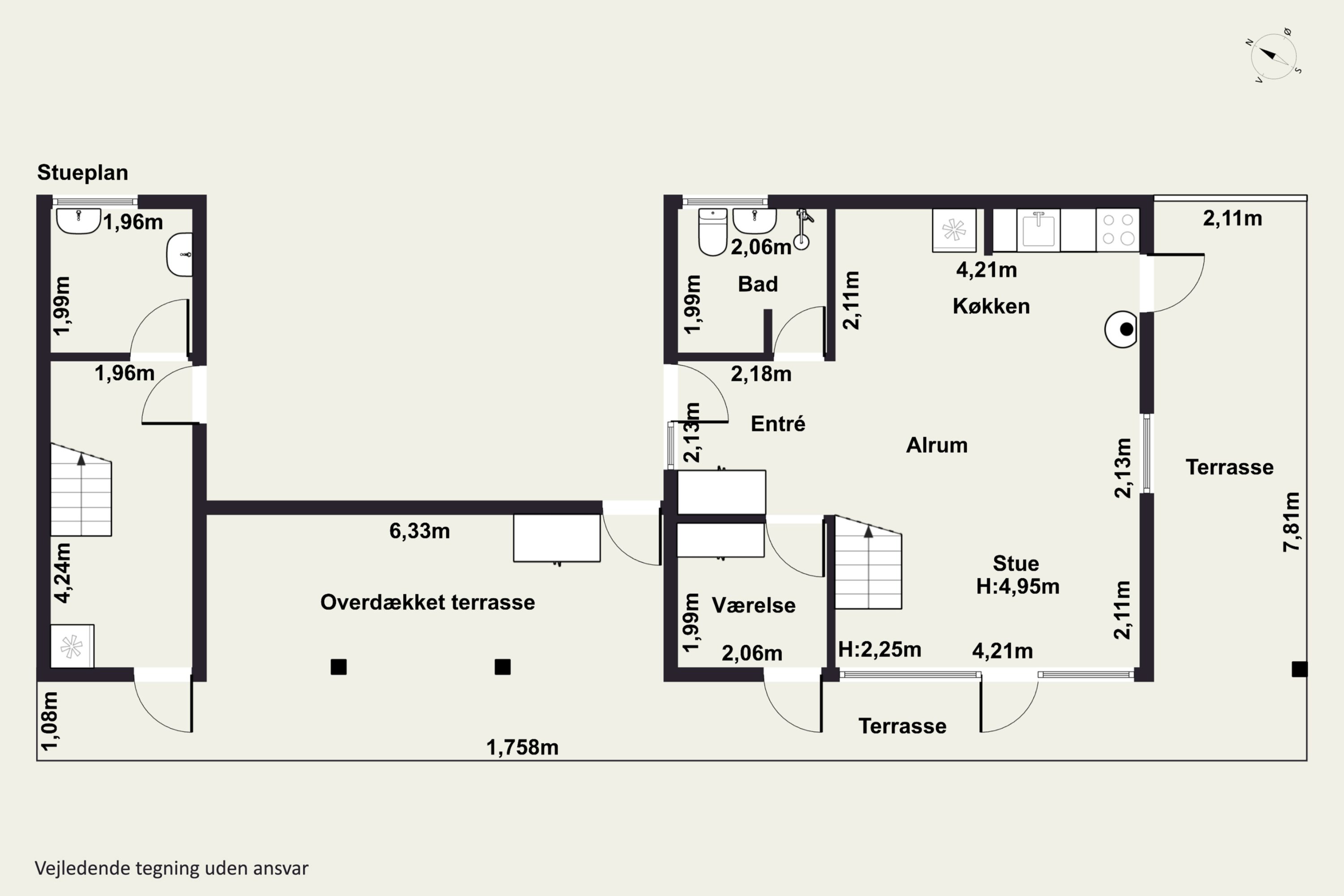 Plantegninger billede af Drosselvej 1, 3120 Dronningmølle