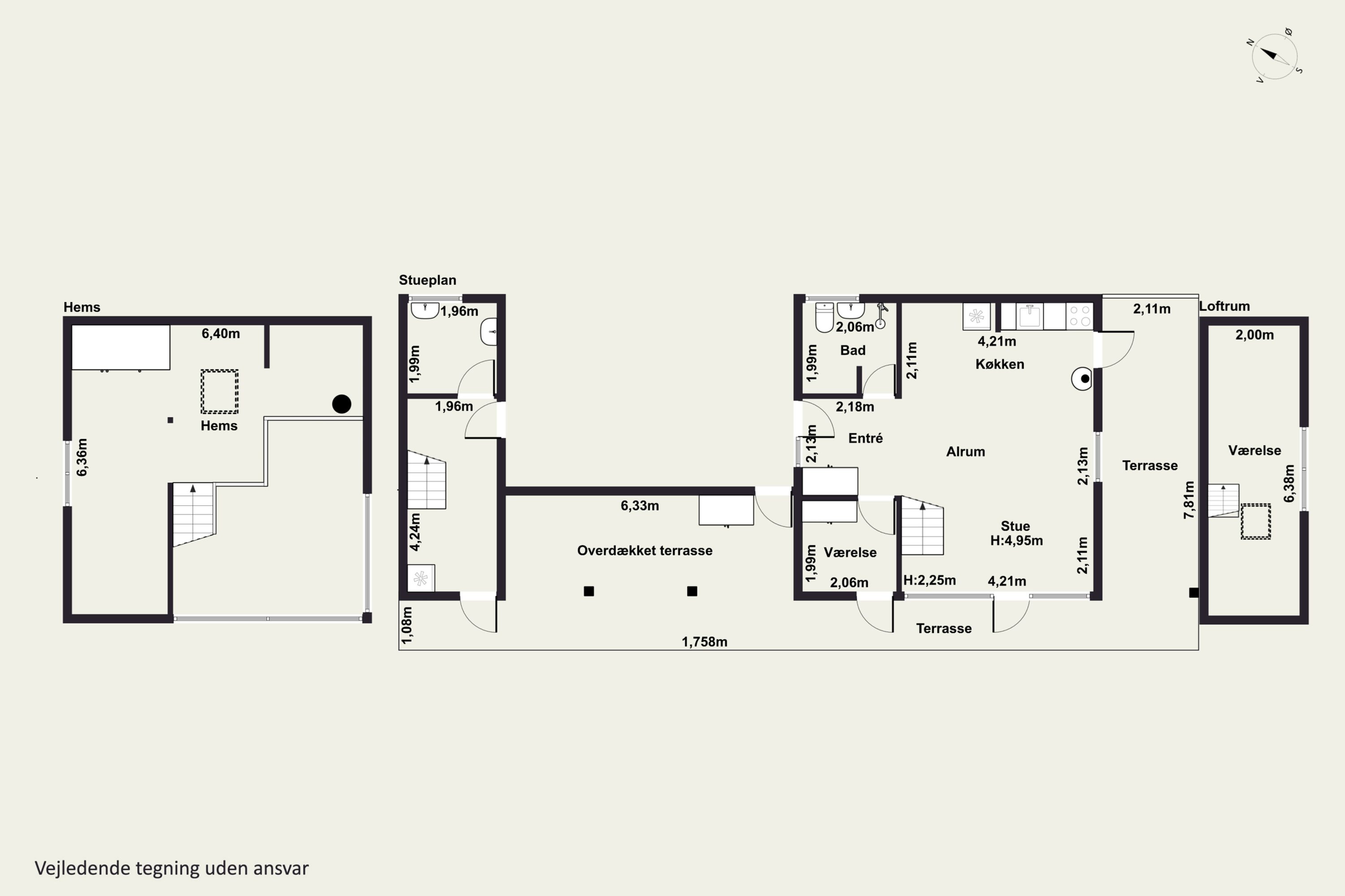 Plantegninger billede af Drosselvej 1, 3120 Dronningmølle